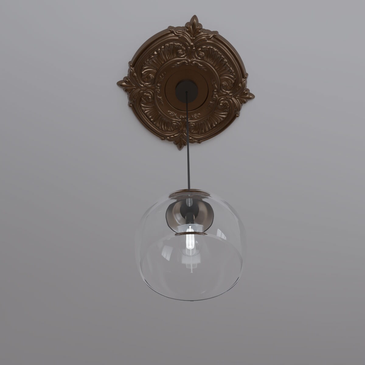 Ekena Millwork CMP19ATCAB Ceiling-Medallions - View #7