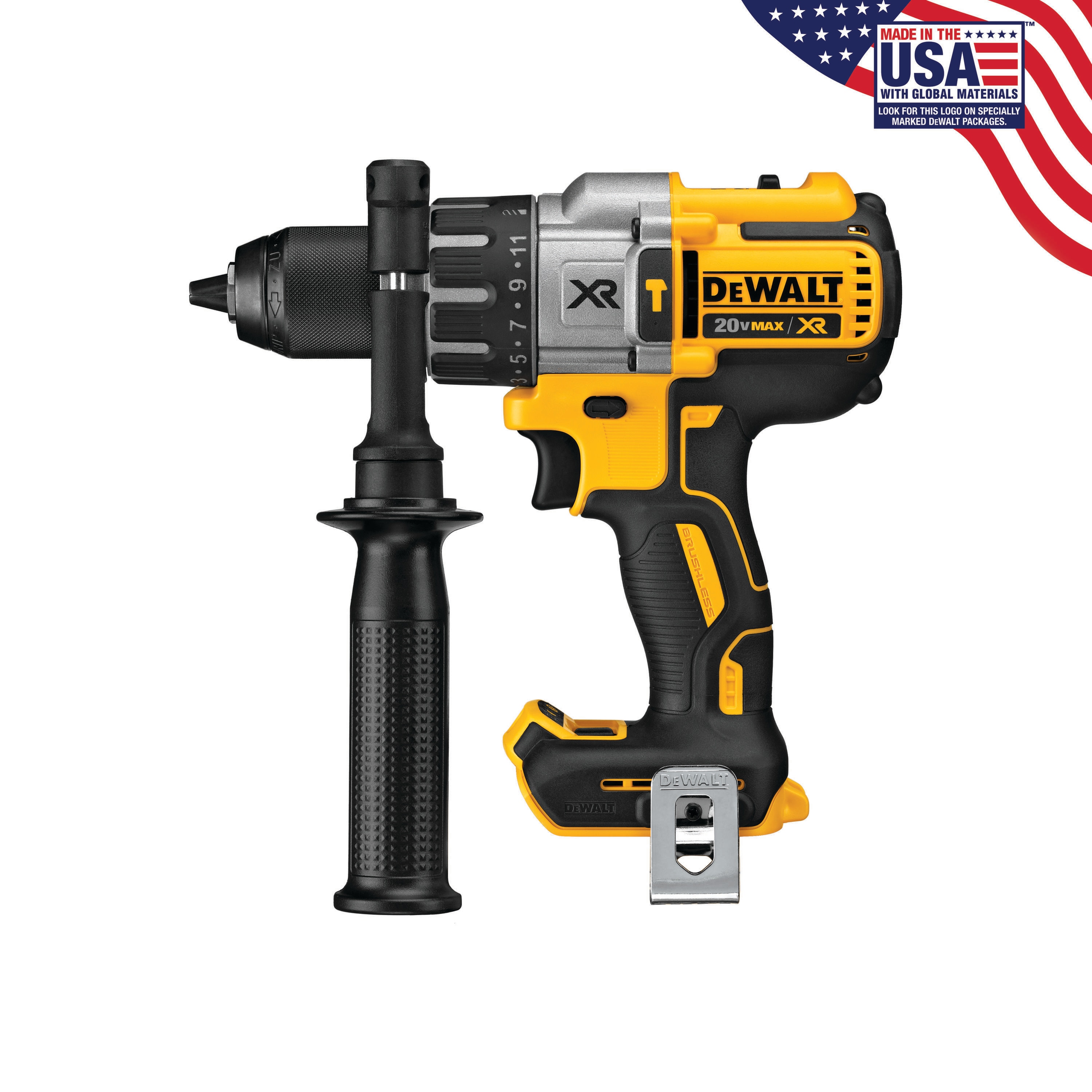 genert nul pad DEWALT 1/2-in 20-volt Max-Amp Variable Speed Brushless Cordless Hammer Drill  (Bare Tool) in the Hammer Drills department at Lowes.com