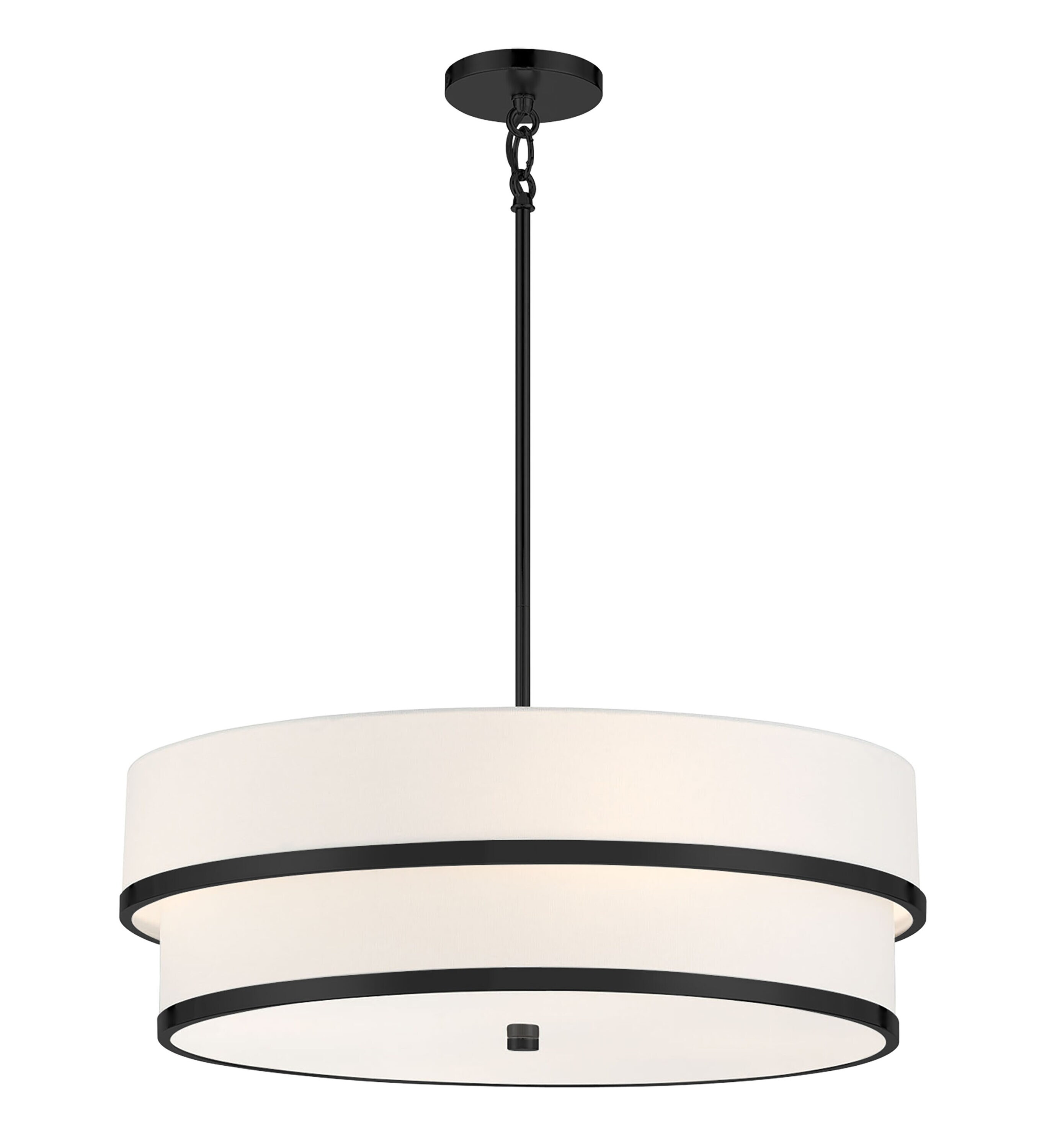 Minka Lavery Cascade 4-light Coal Modern Contemporary Cylinder Pendant 