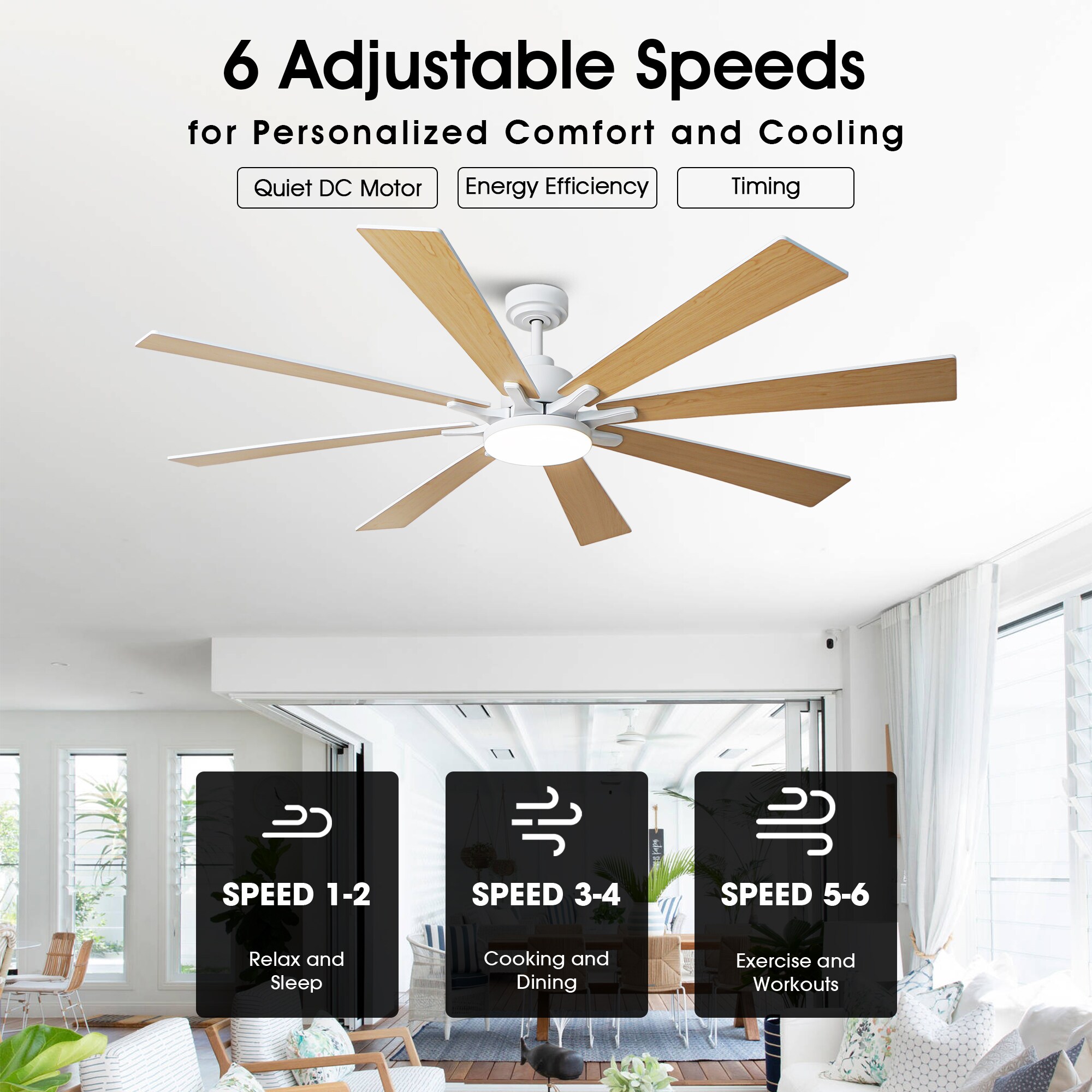 VACZON VZA01A115WH Ceiling-Fans - View #8