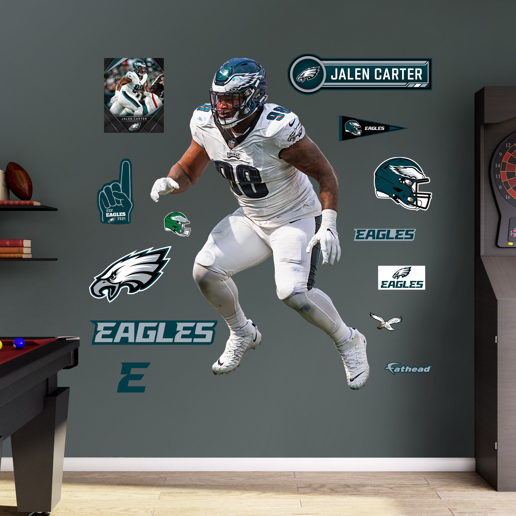 Fathead 1900-04404-001 32-Inches W x 50-Inches H Self-adhesive Multiple colors/finishes Sports Wall Decal