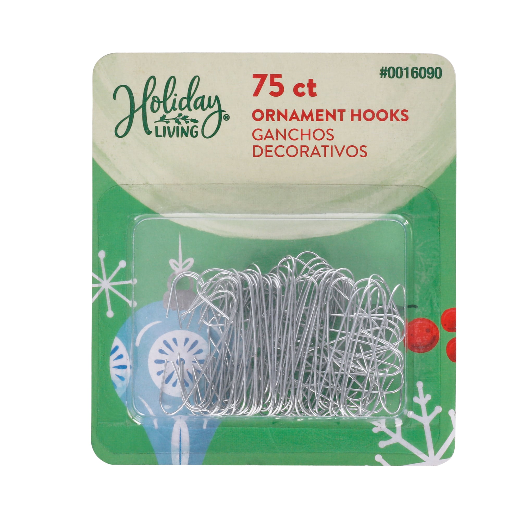 Holiday Living 75-Pack Plastic Ornament Hooks at