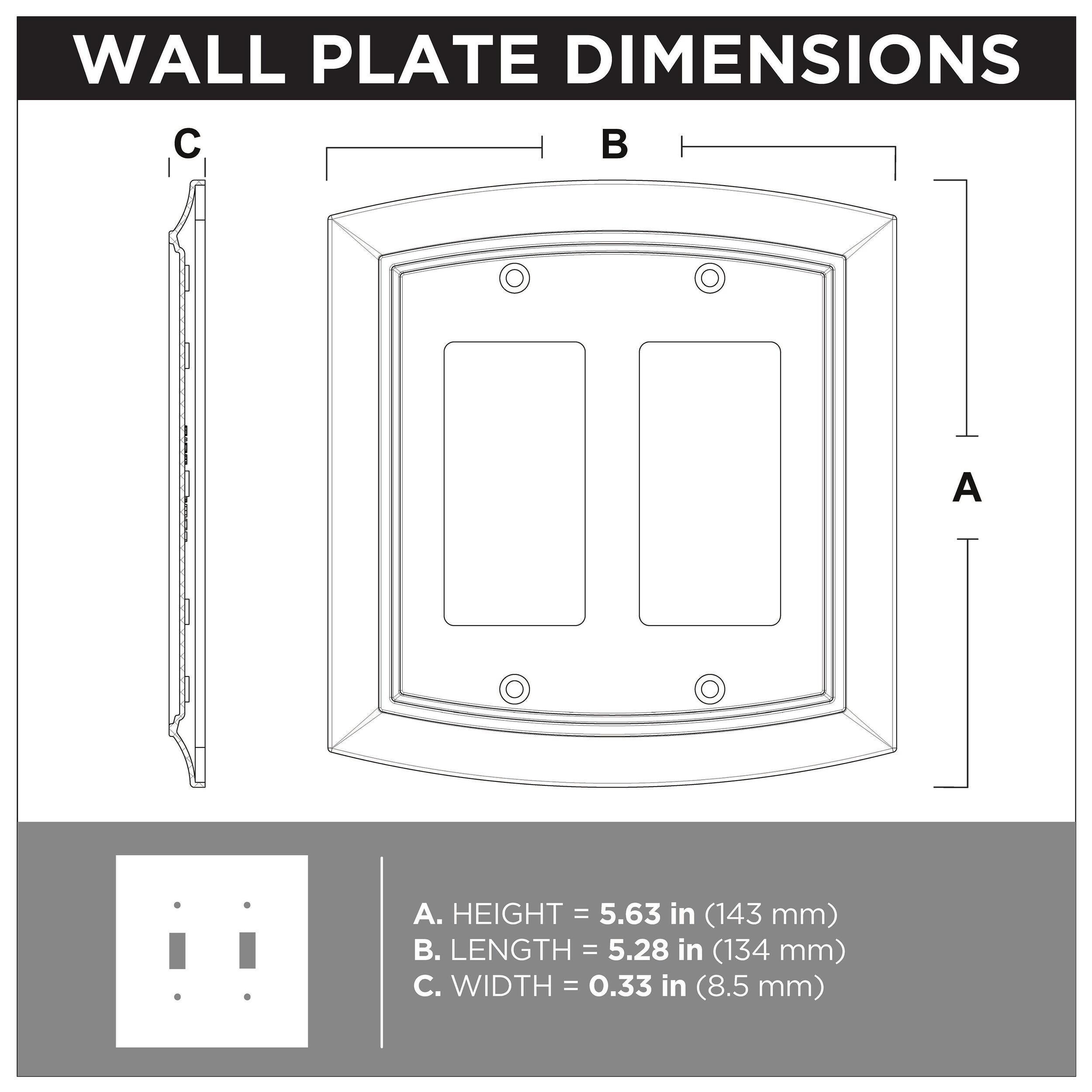 allen + roth W36439-PW-U Electrical-Wall-Plates - View #9