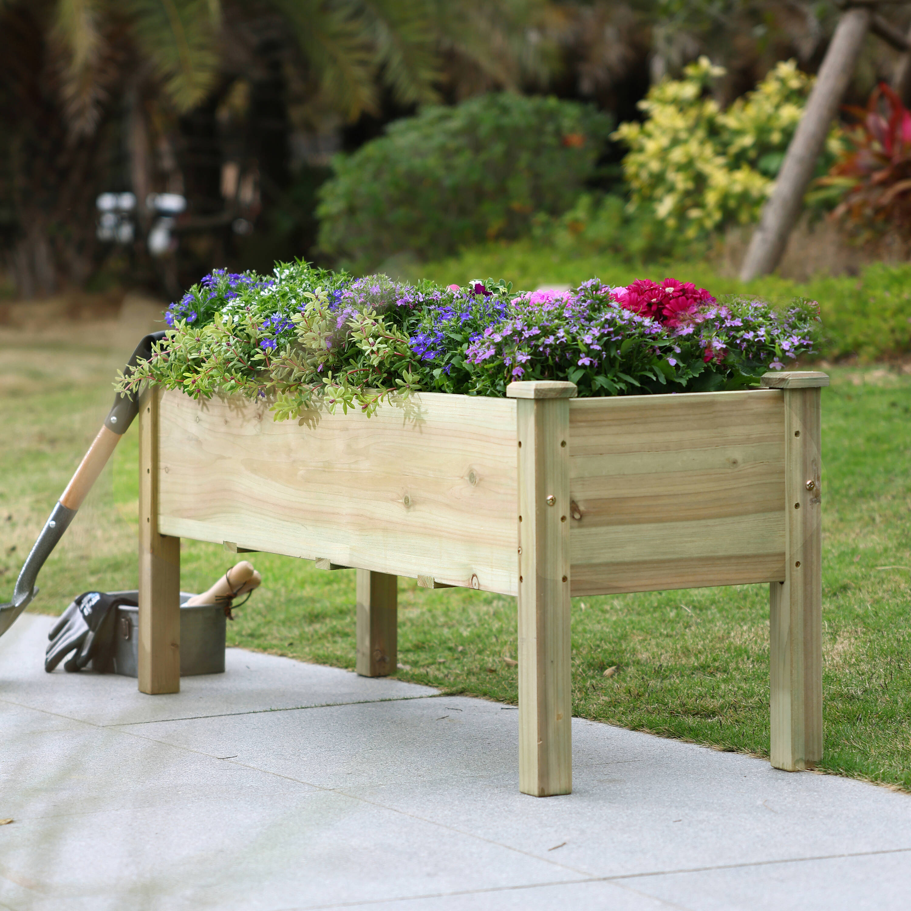 LuxenHome WHPL1529 Raised-Garden-Beds - View #3