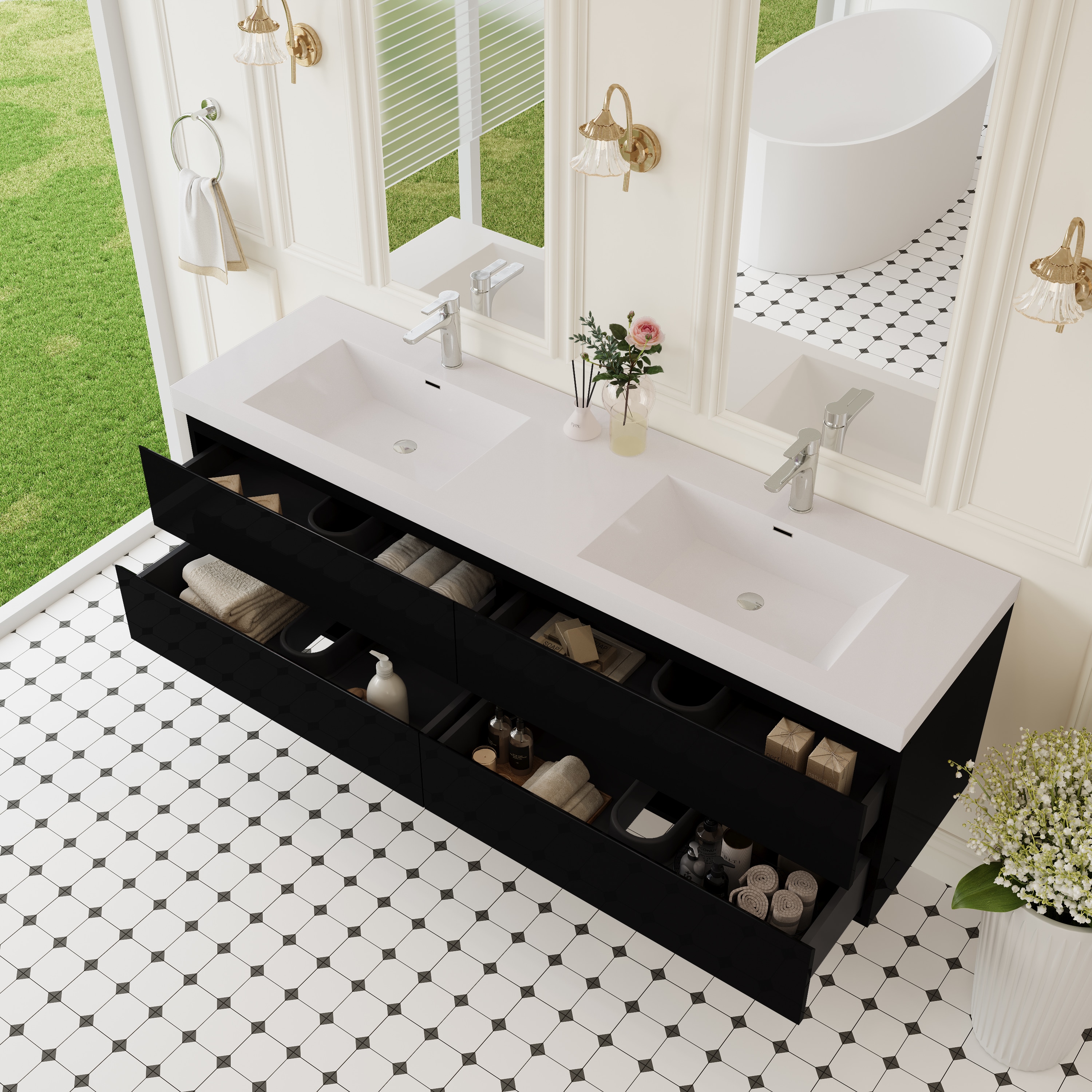 Iseryn YSG26933P15 Bath-Vanity-Combo - View #9