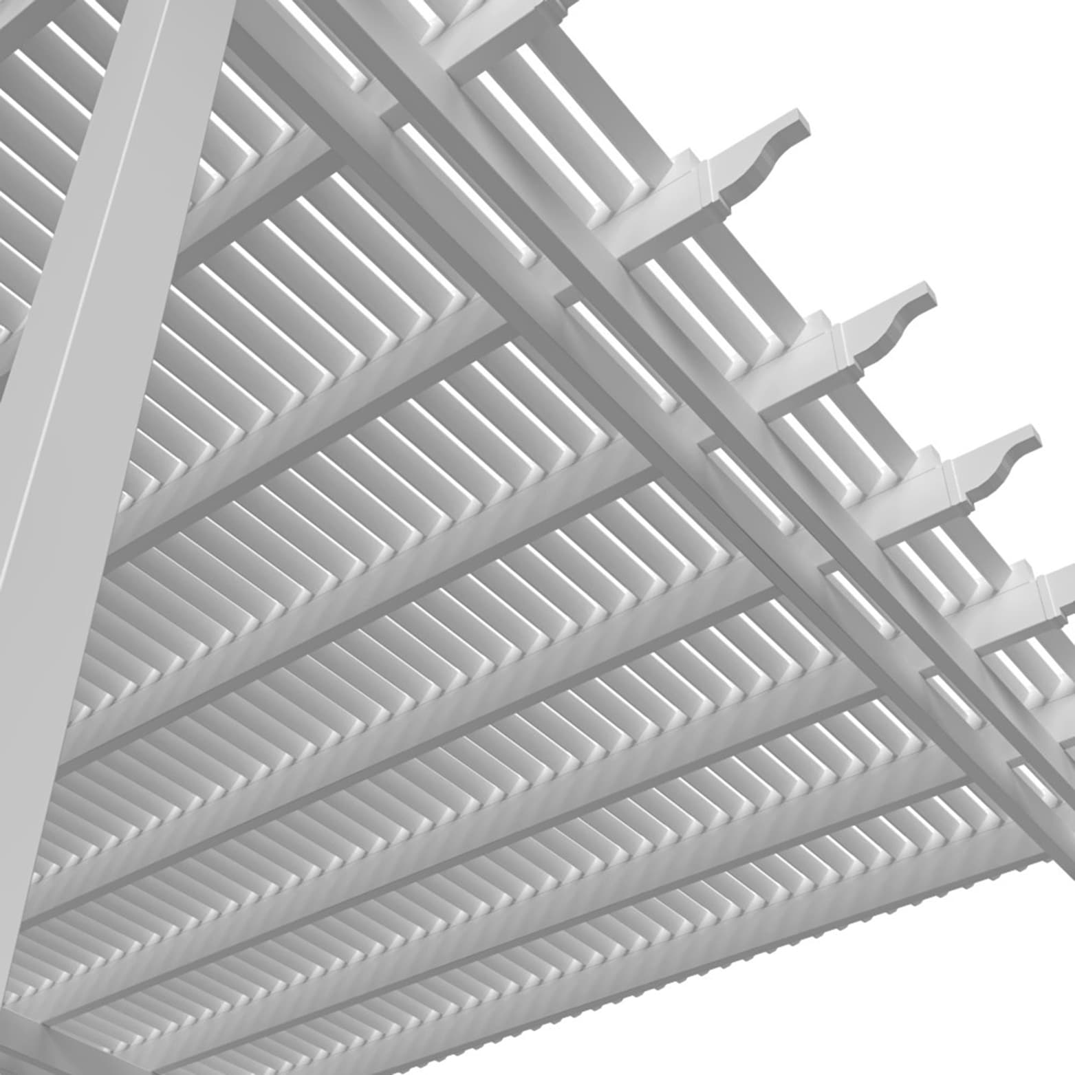 Modern Pergola Kits TRAD16X16F5INCH2023 Pergolas-2 - View #4