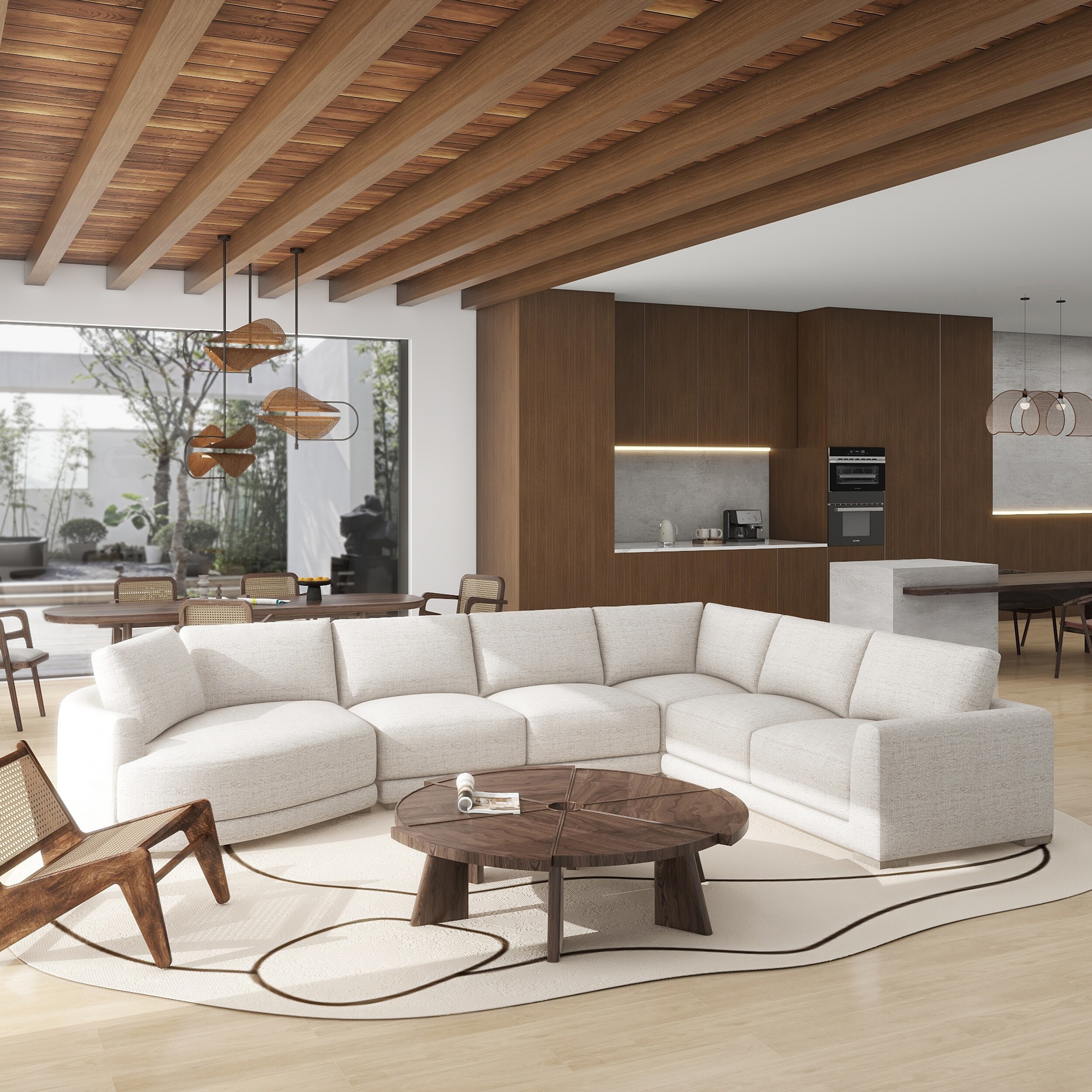 Jennifer Taylor Home L4P-K20-66280L Sofas-Loveseats - View #3