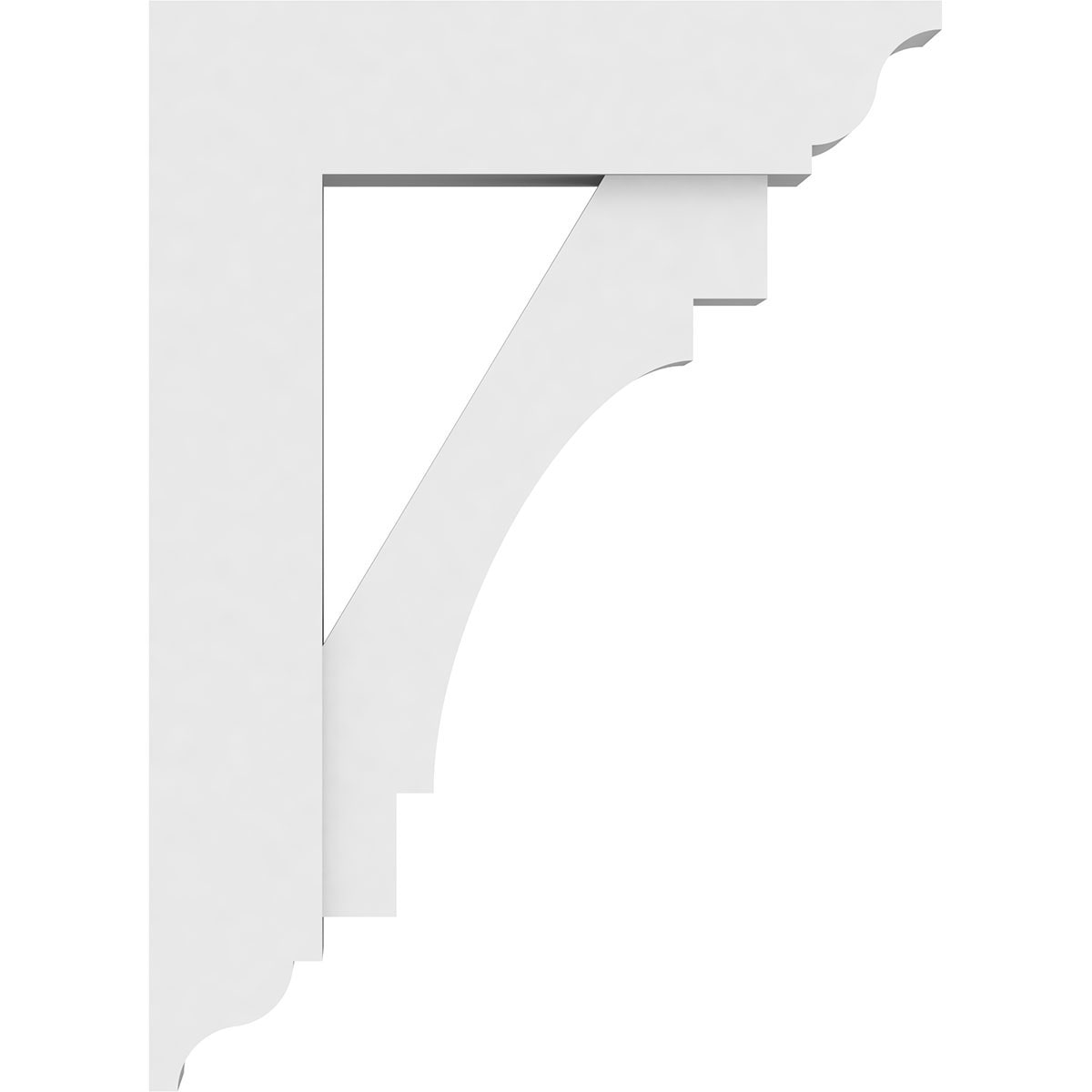 Ekena Millwork BKTP03X16X22MRC01 Exterior-Brackets-Braces - View #3