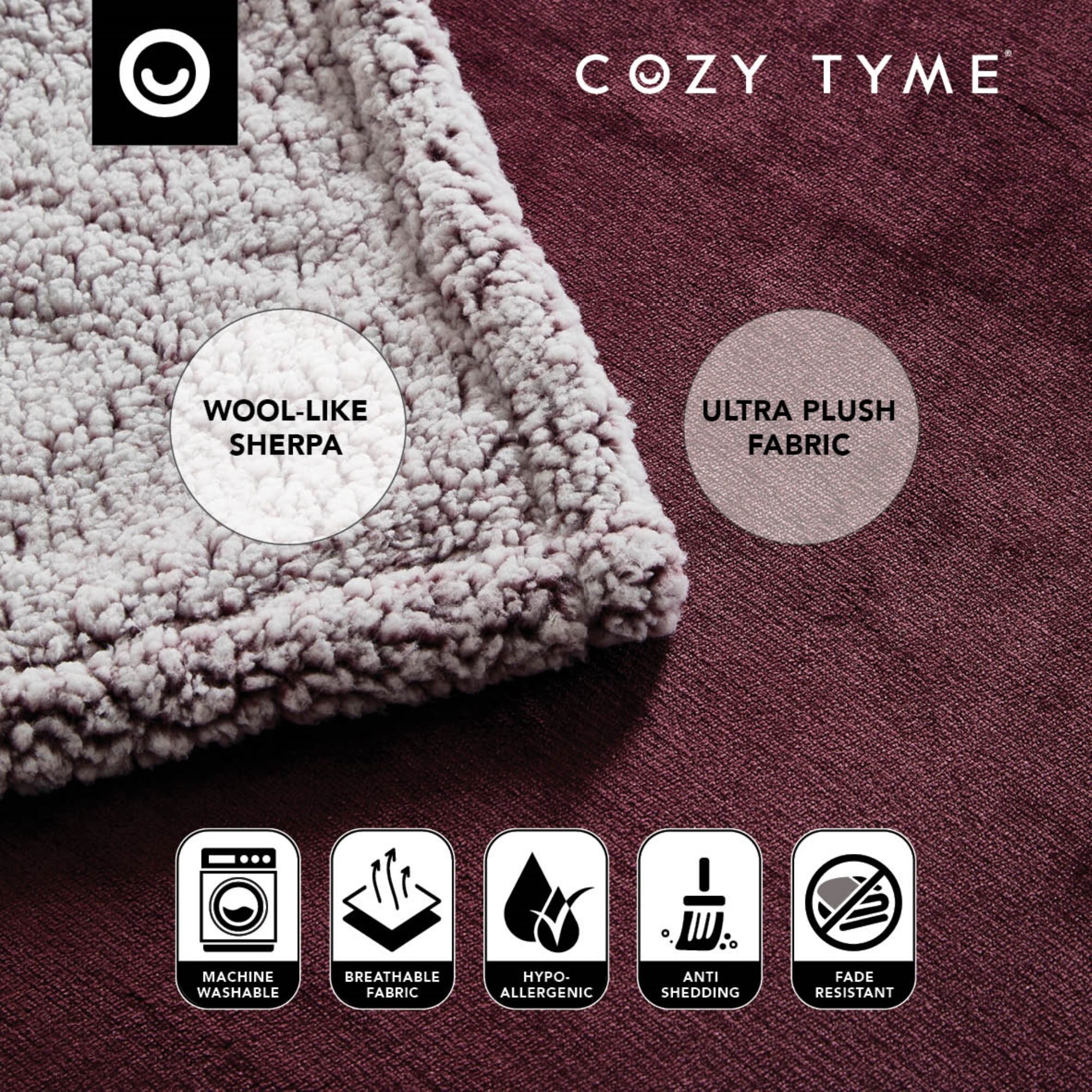 Cozy Tyme T173-20PLC-LS Blankets-And-Throws - View #5