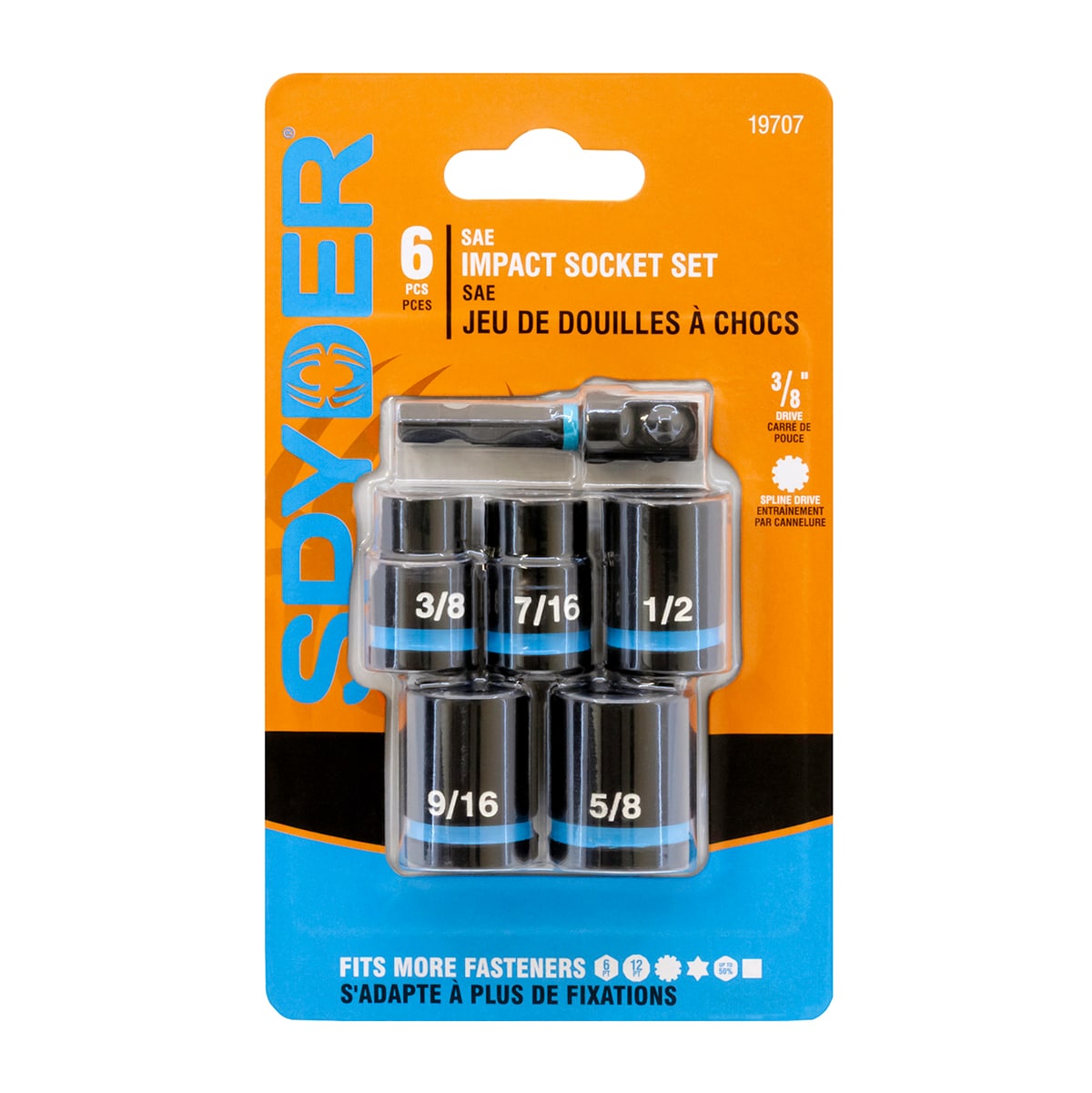 Spyder 19707 Impact-Socket-Sets - View #3
