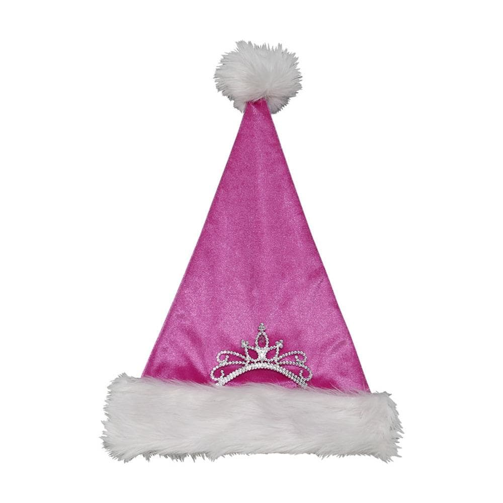 santa hat with princess crown