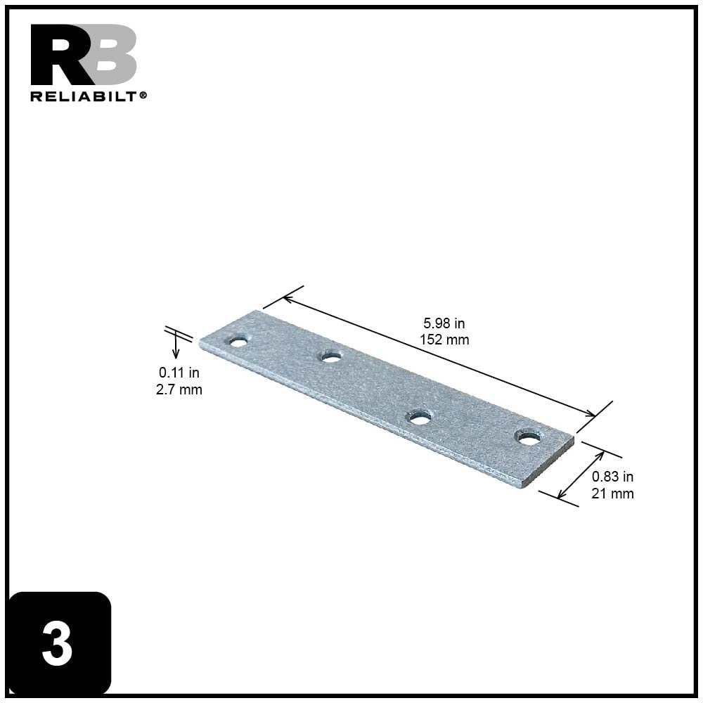 RELIABILT 22522MGLLG Mending-Plates-Brackets-Braces - View #4