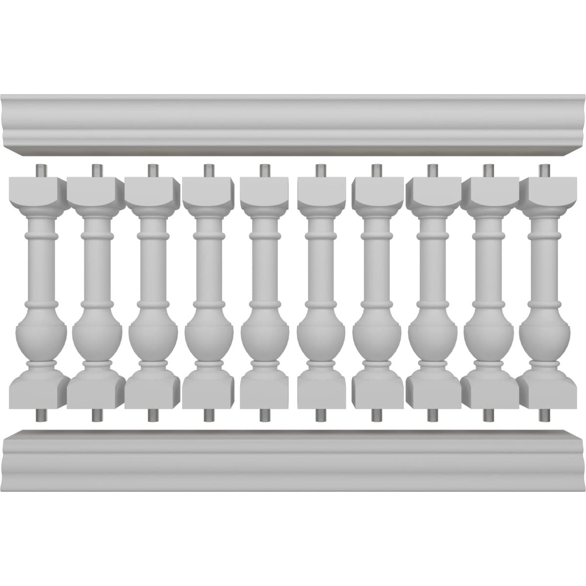 Ekena Millwork BALK38X060YOG railings - View #5