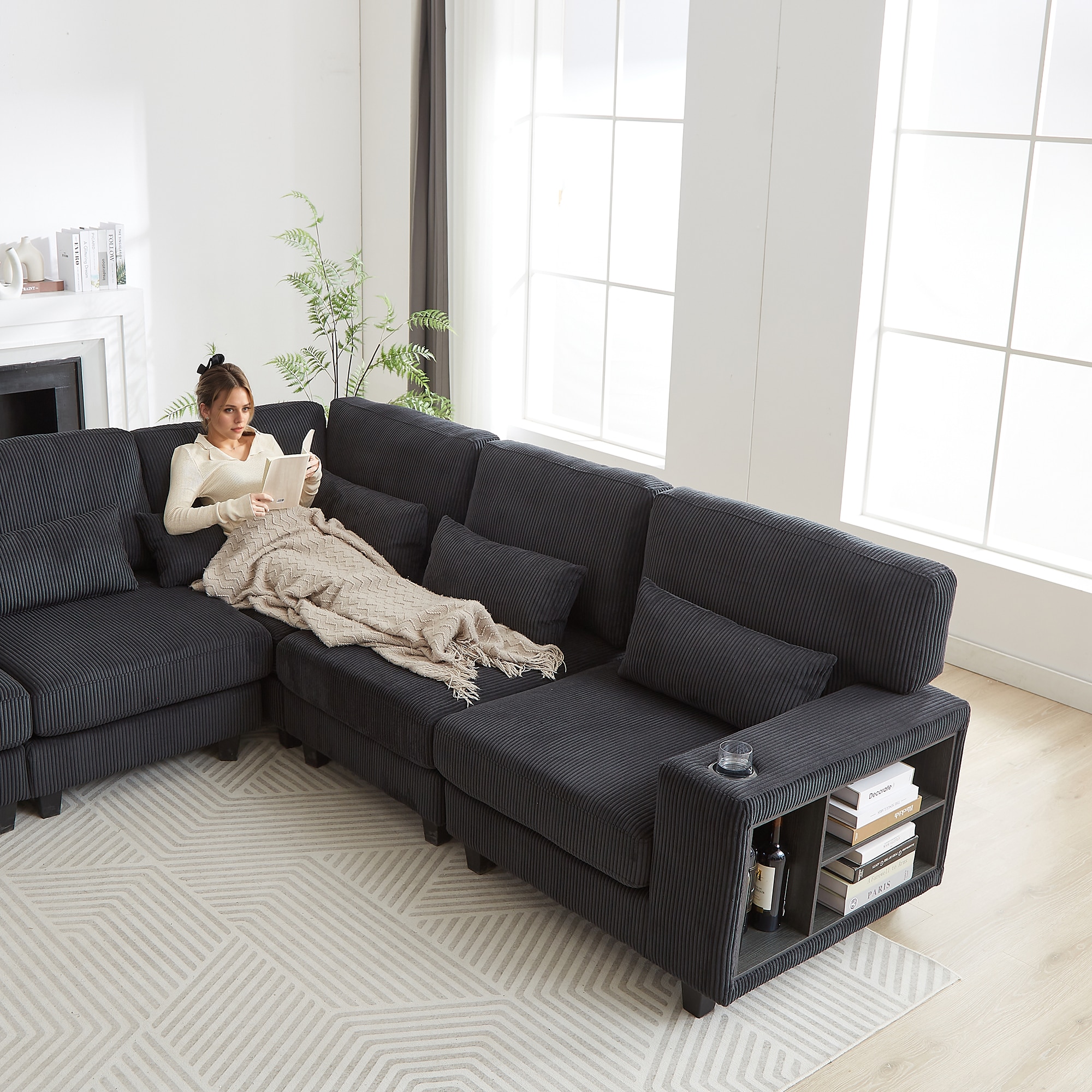SINOFURN SYA020312BK Sofas-Loveseats - View #10