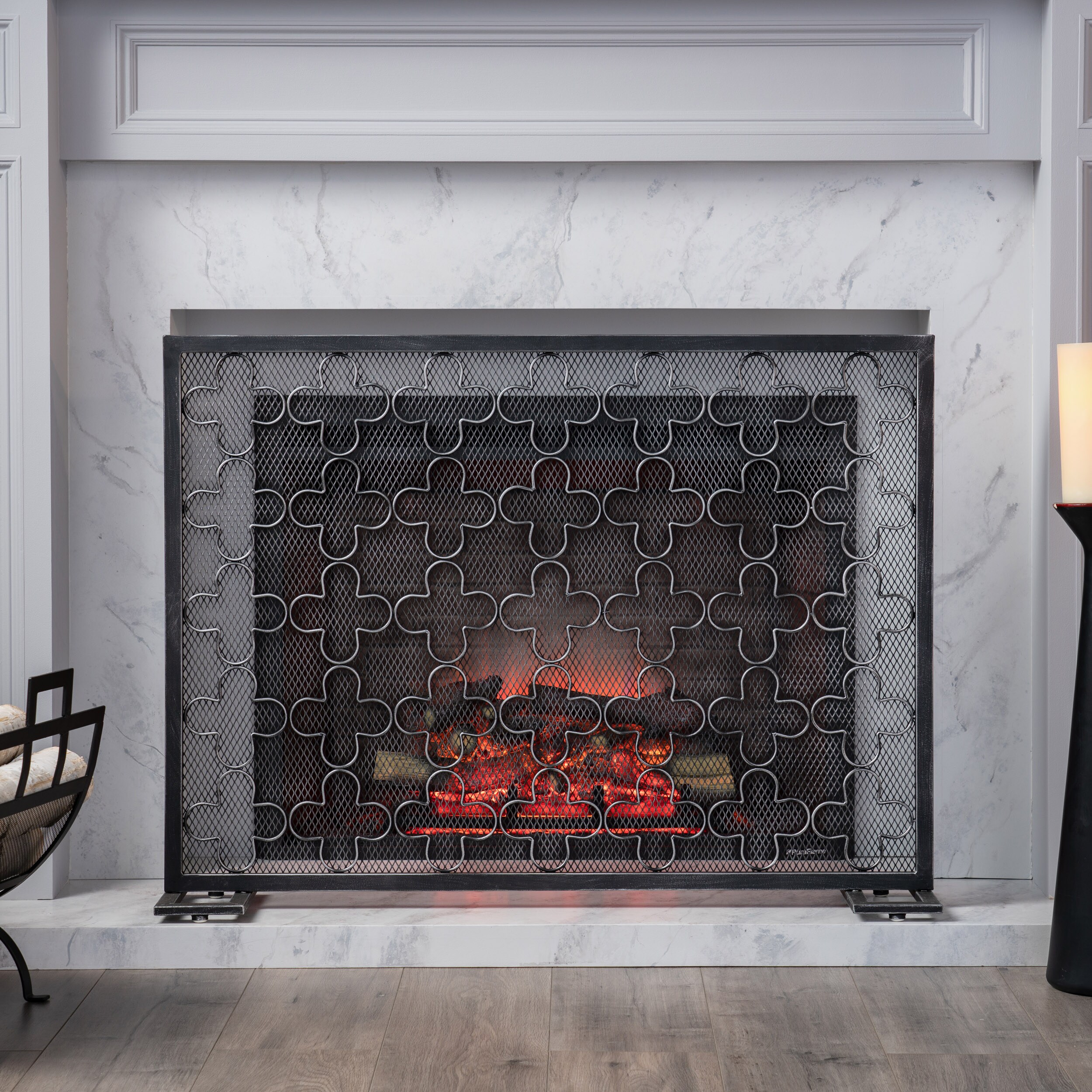Siavonce XH0BBSILV Fireplace-Screens - View #4