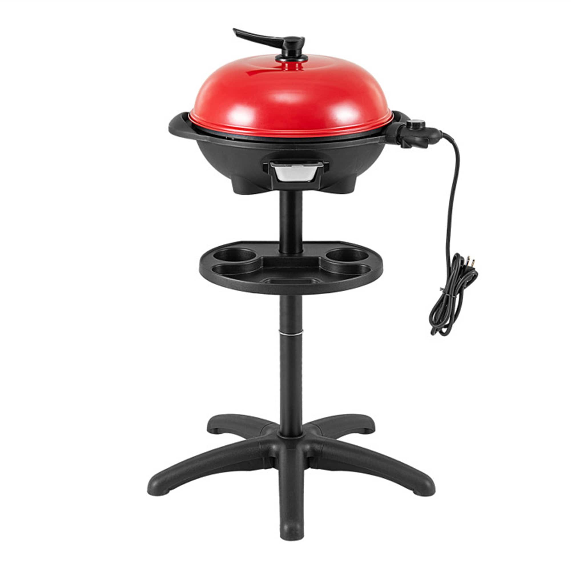 BABOOM BOM-P70617-CO Electric BBQ Grill 1350 -Watt Red Electric Grill