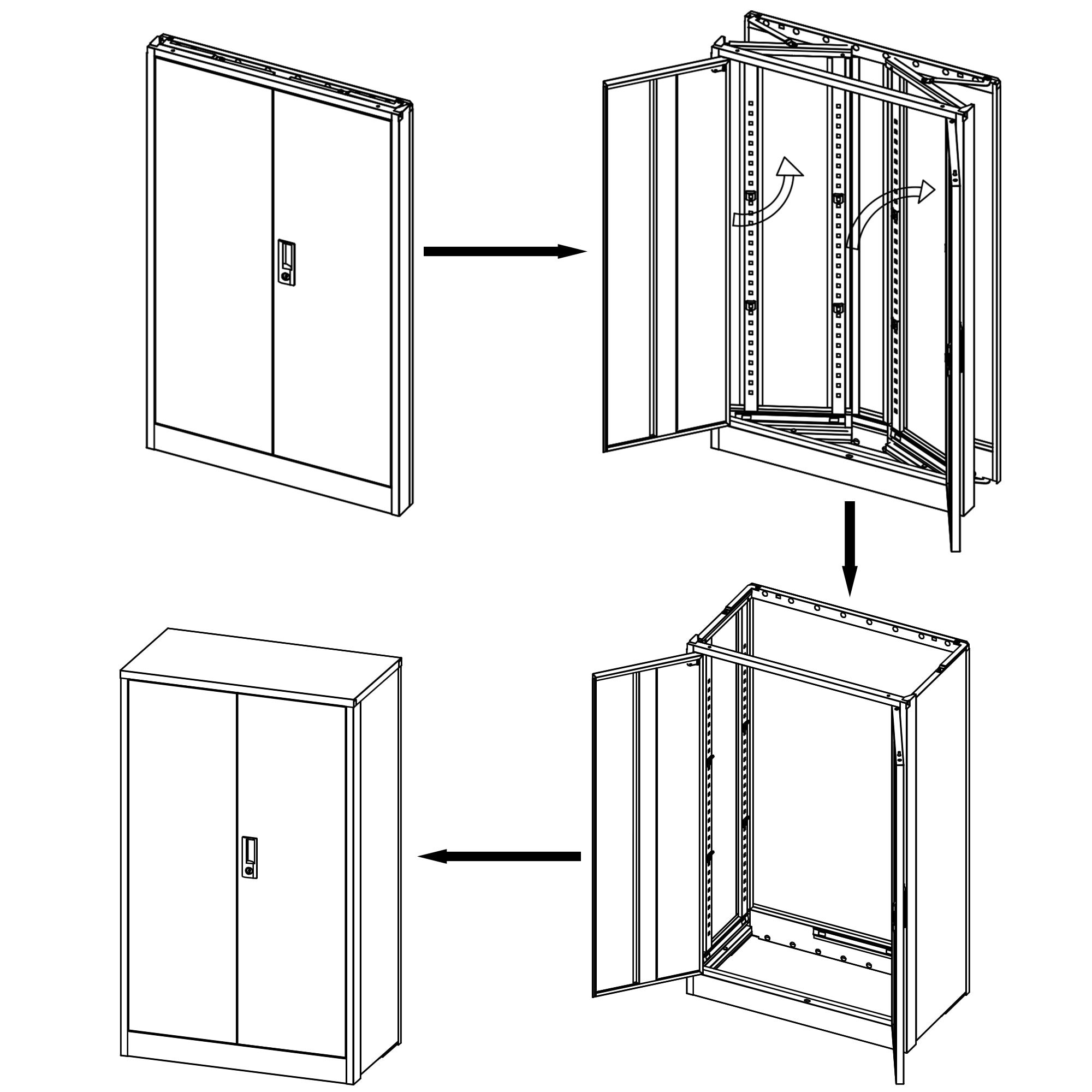Kahomvis EUL-QPO3-27 Storage-Cabinets - View #5