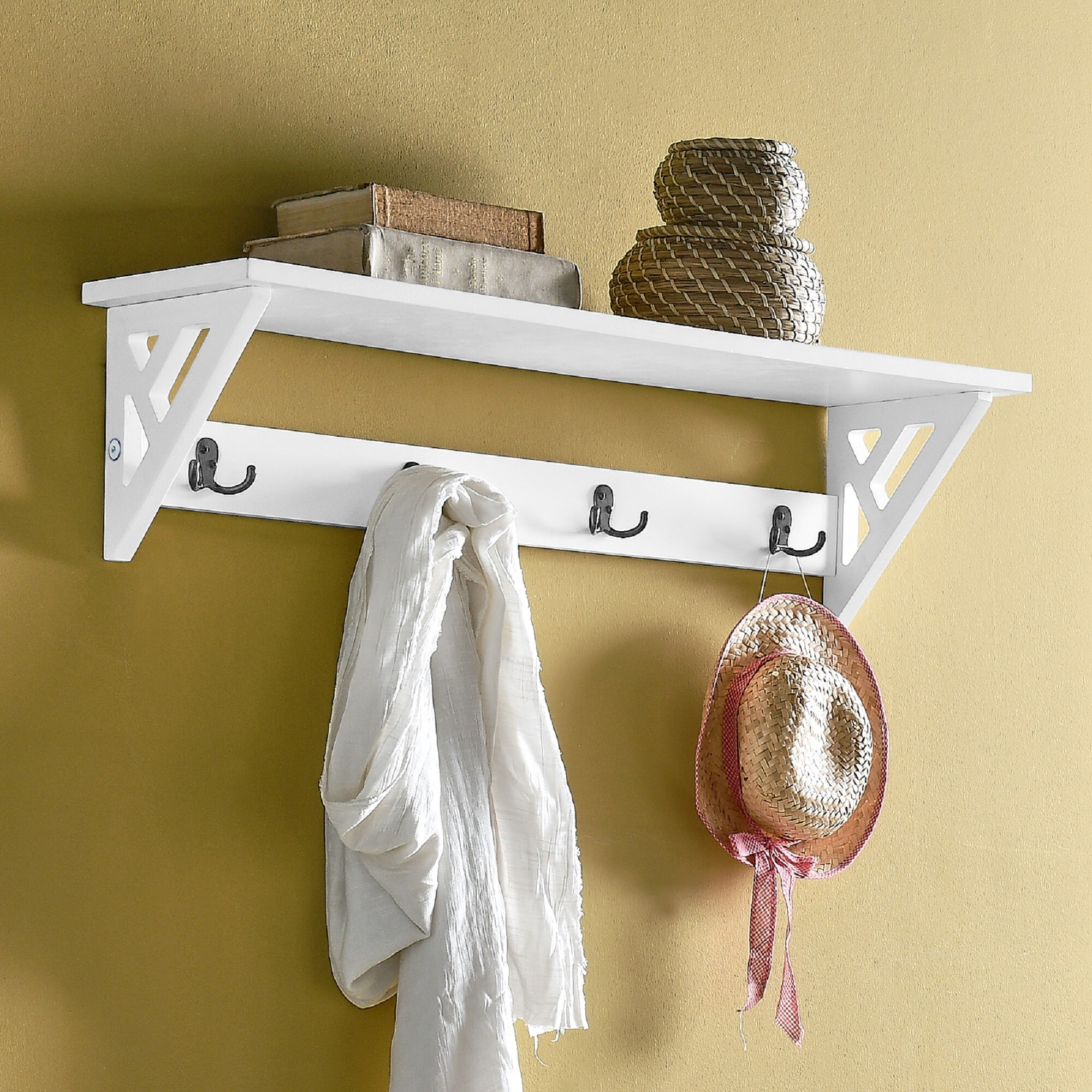 Alaterre Furniture ANCT0309WH Coatrack-Stands-Pedestals - View #8