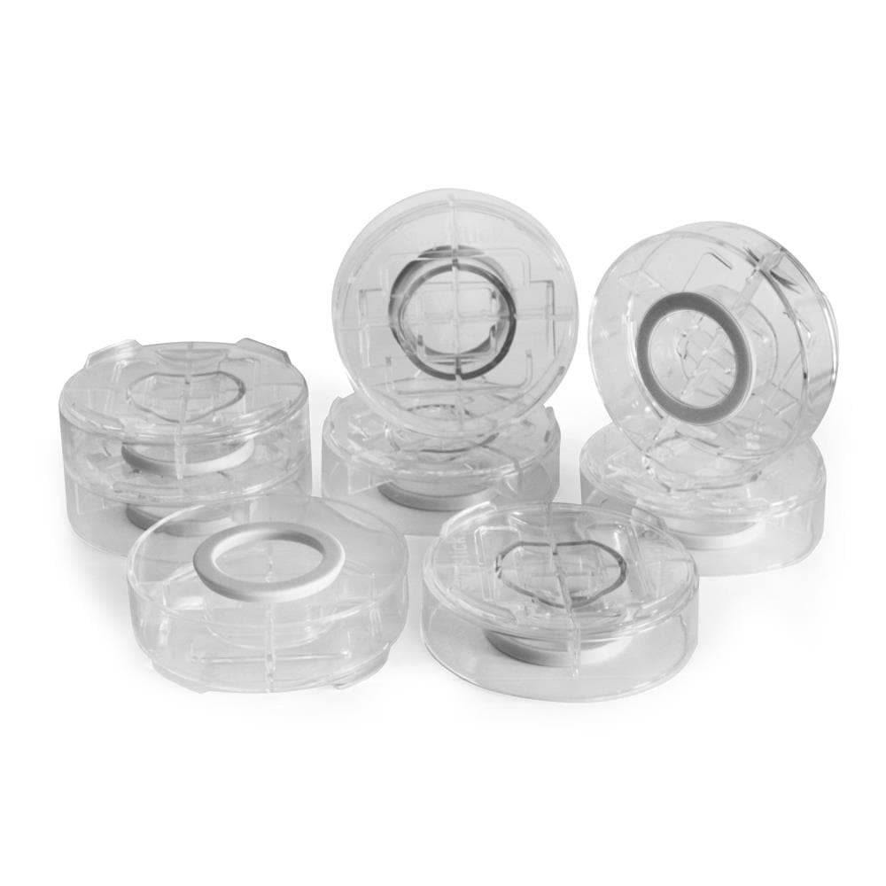 Jump ring maker, steel and plastic, clear, 3-1/2 x 1-1/2 inch base