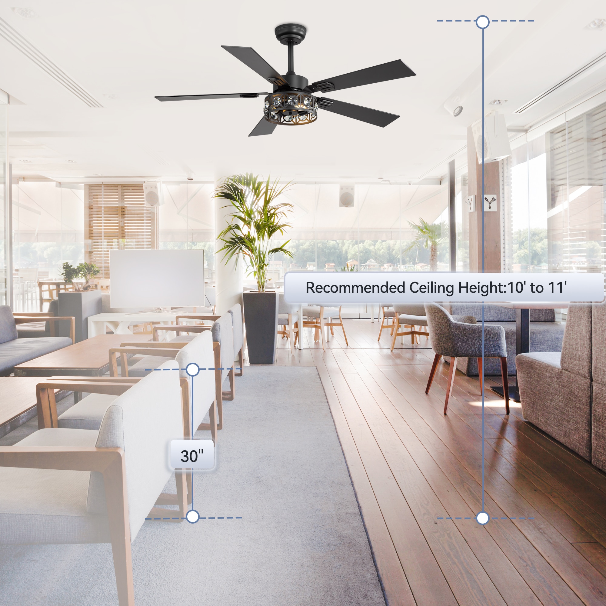 Breezary 35059-BK Ceiling-Fans - View #14