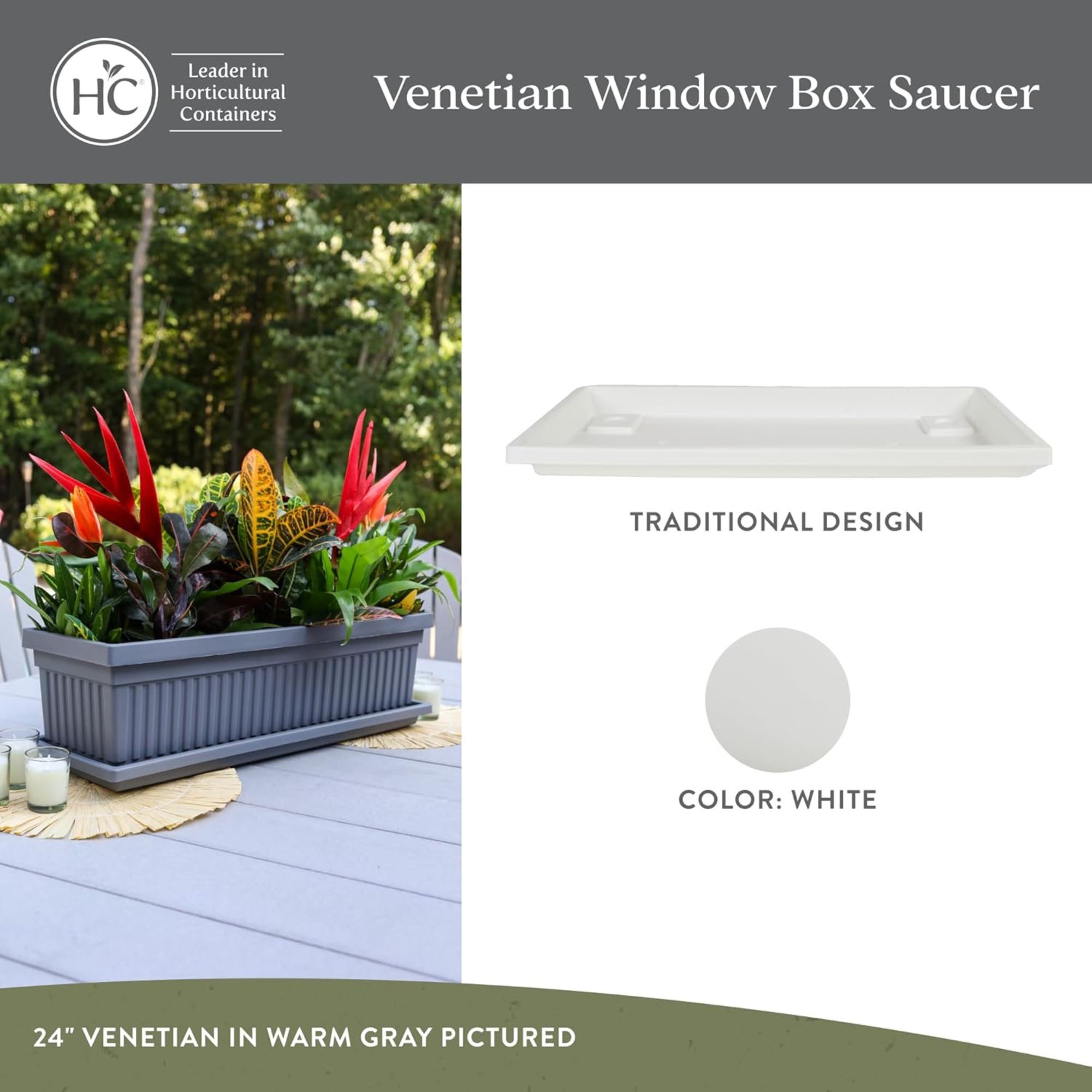 The HC Companies SVN24000A10C006LRCNA Planter-Window-Box - View #6