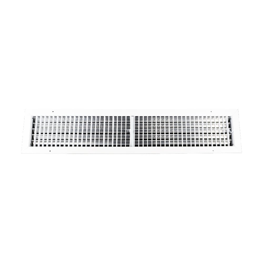 ACLaminaire L-V M 36X6 36-in x 6-in Adjustable Aluminum White Sidewall/Ceiling Register