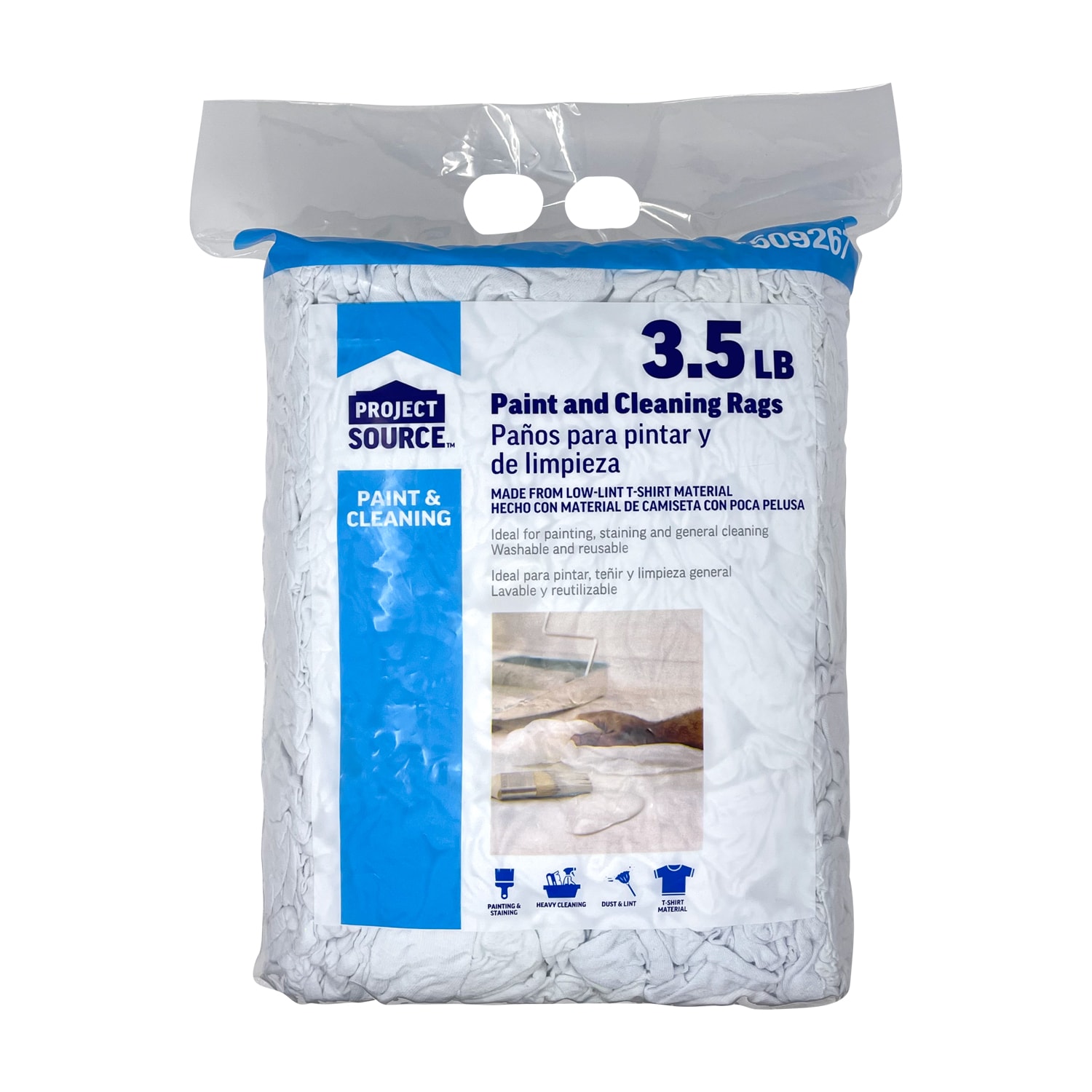 Project Source Paint Rags 3-Pack Cotton Rag in the Cleaning Cloths  department at