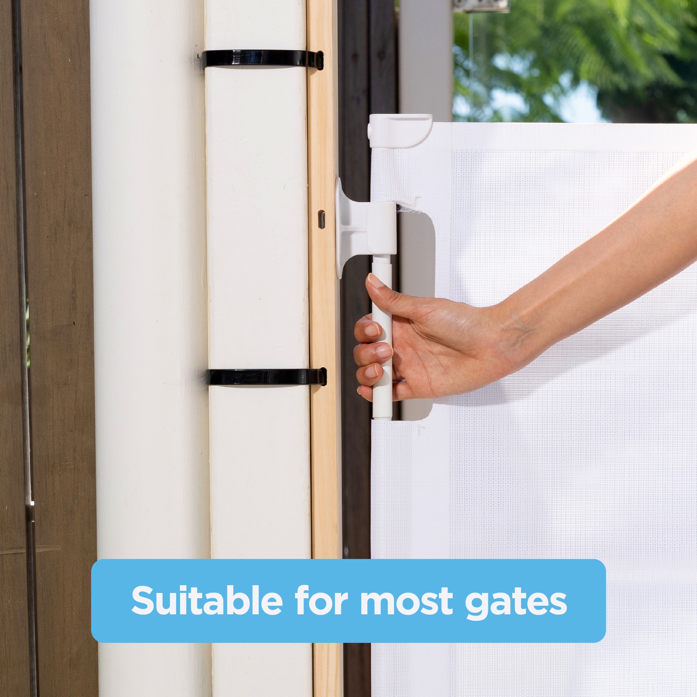 Extra Tall Natural Wood Banister Adapter Kit for Baby Gates