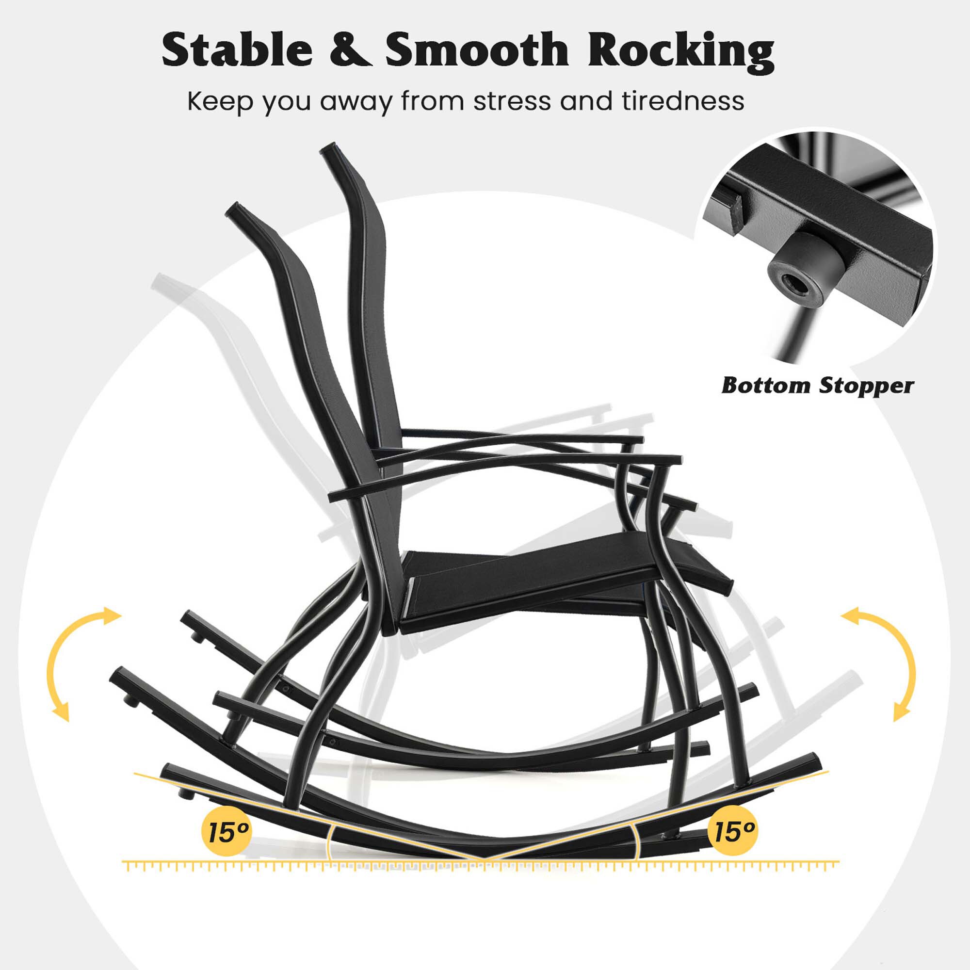 Costway HCST05778 Patio-Chairs - View #6