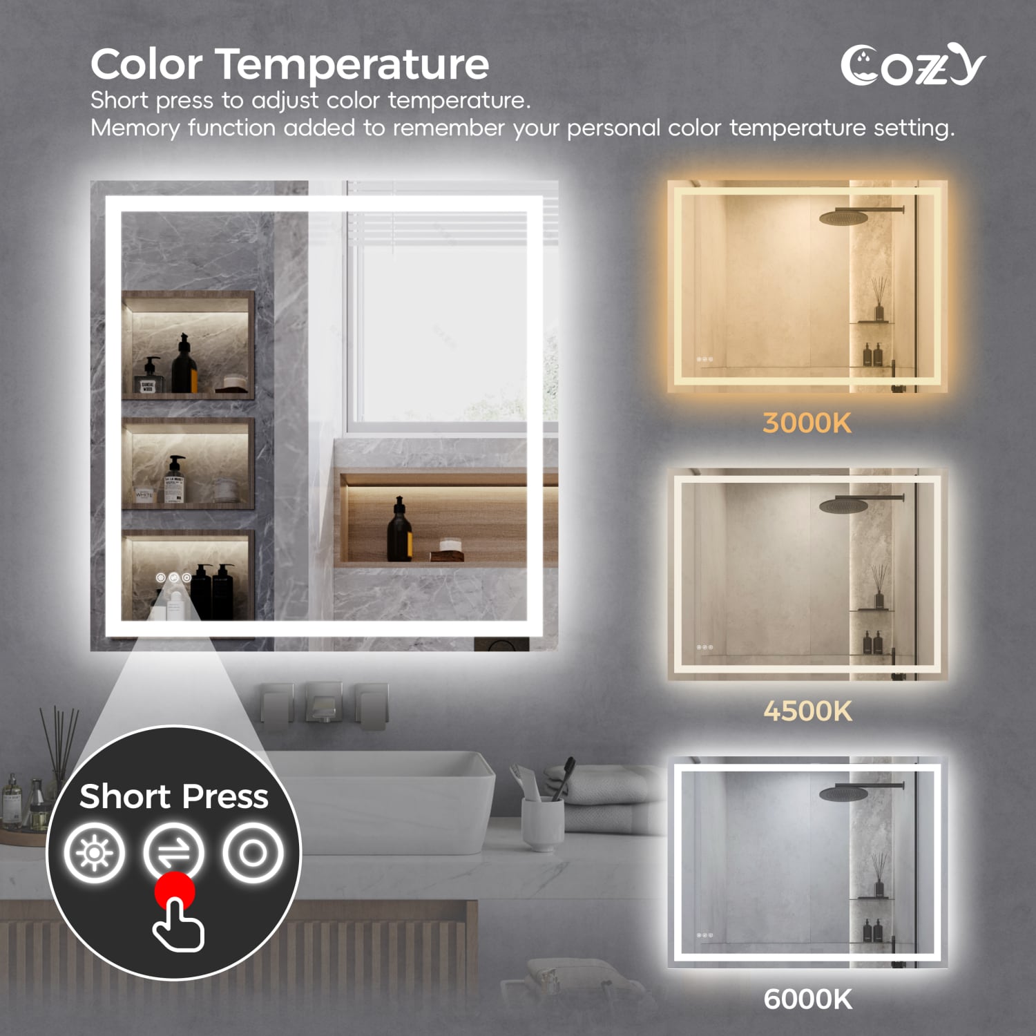 Lirago FXL20610-607B28 Framed-Bath-Mirrors - View #6