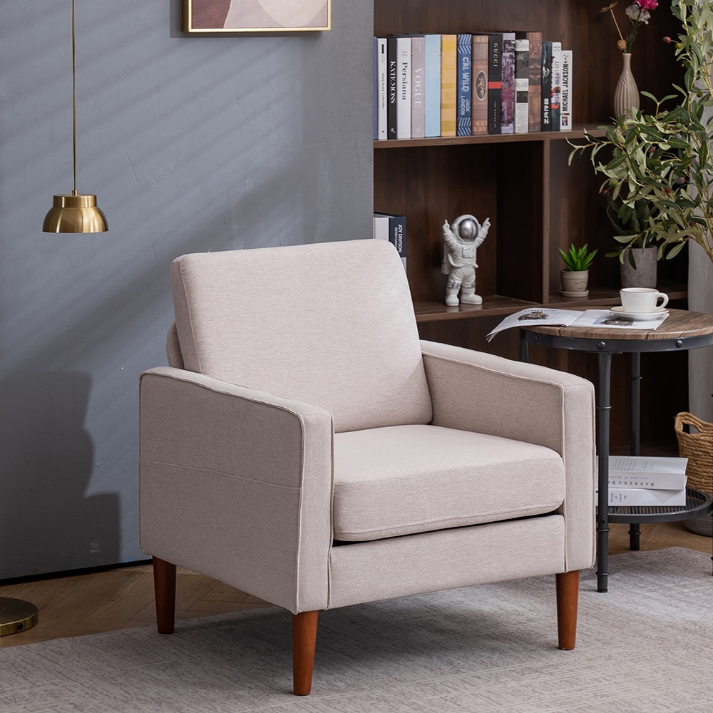 Winado LO1G52001075 Modern Off-white Accent Chair