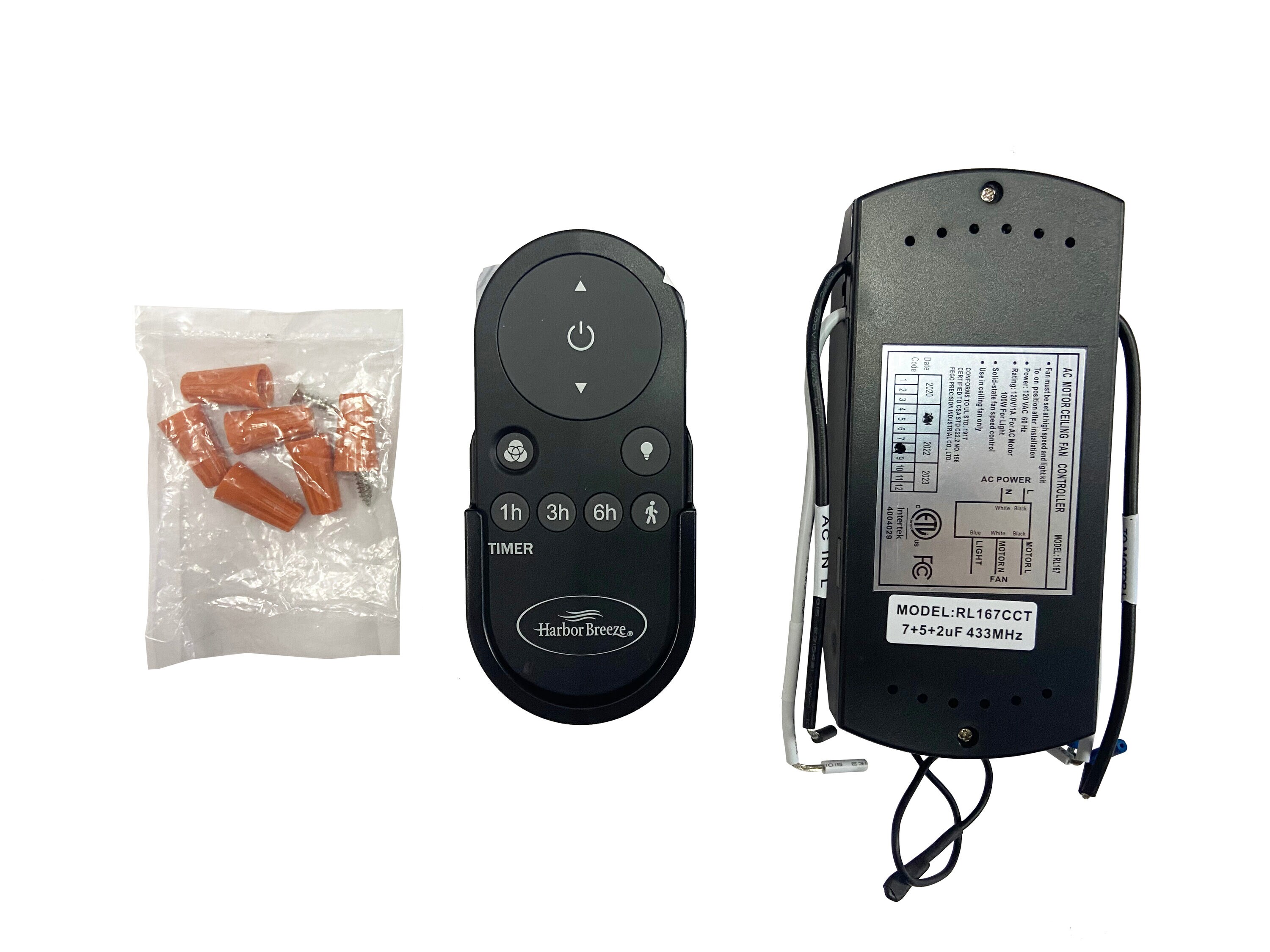 Harbor Breeze 4067991-A137-0697001 Remote unit for item 4067991, 4136496, 4136494, 4067989, 4136497, 5127857, 5190469, 4136491