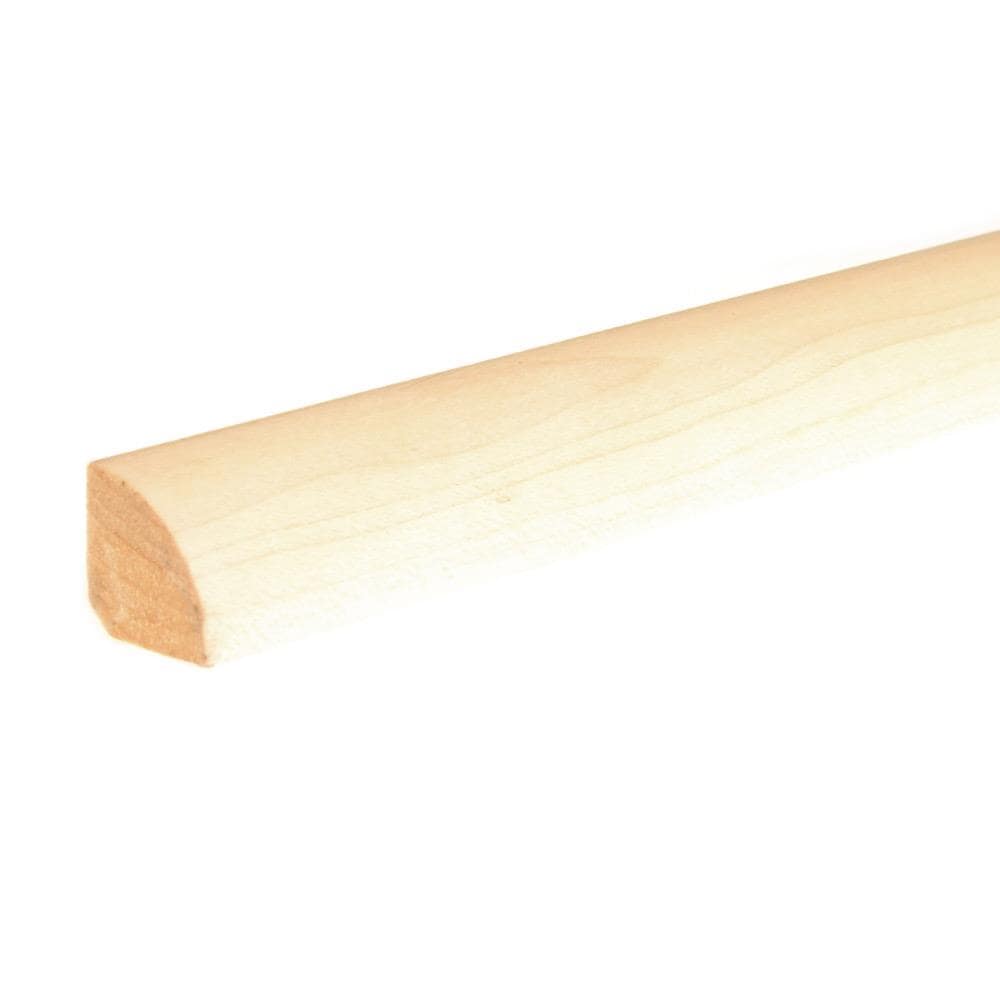 Flexco 0.75-in x 78-in Natural Solid Wood Floor Quarter Round
