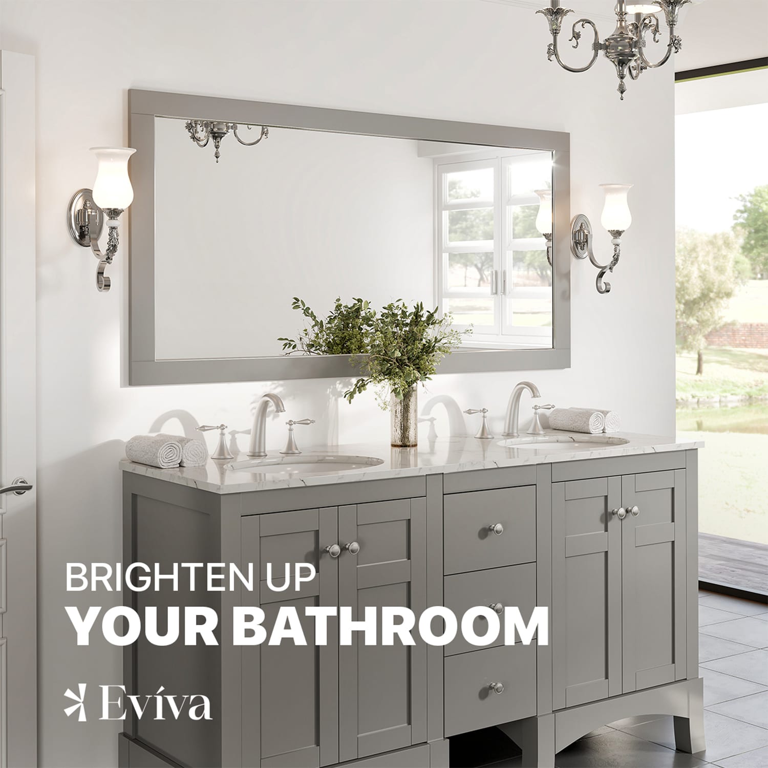 Eviva EVMR412-60X30-GR Decor-Mirrors - View #3