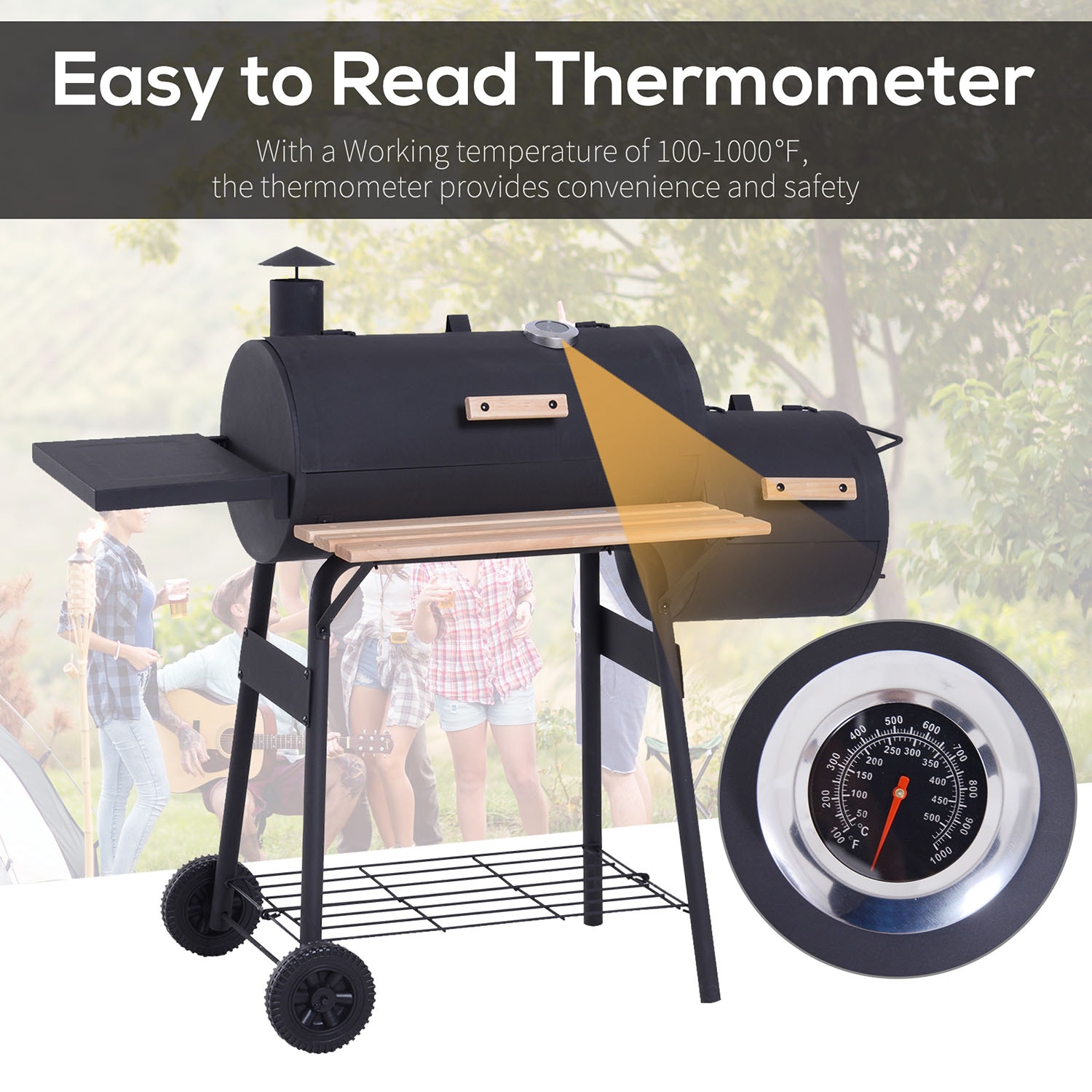 GZMR GZ-W22290 Charcoal-Grills - View #6