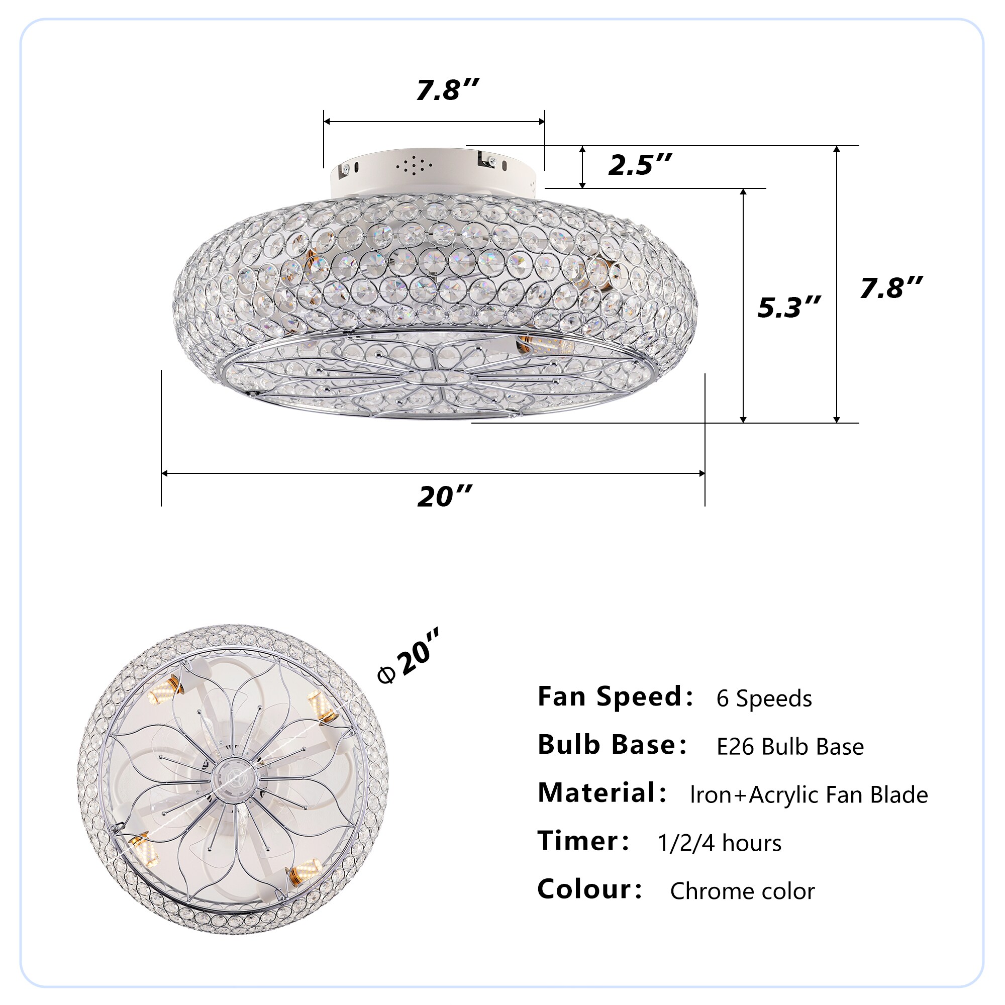 Blisstyle CLF252 Ceiling-Fans - View #6