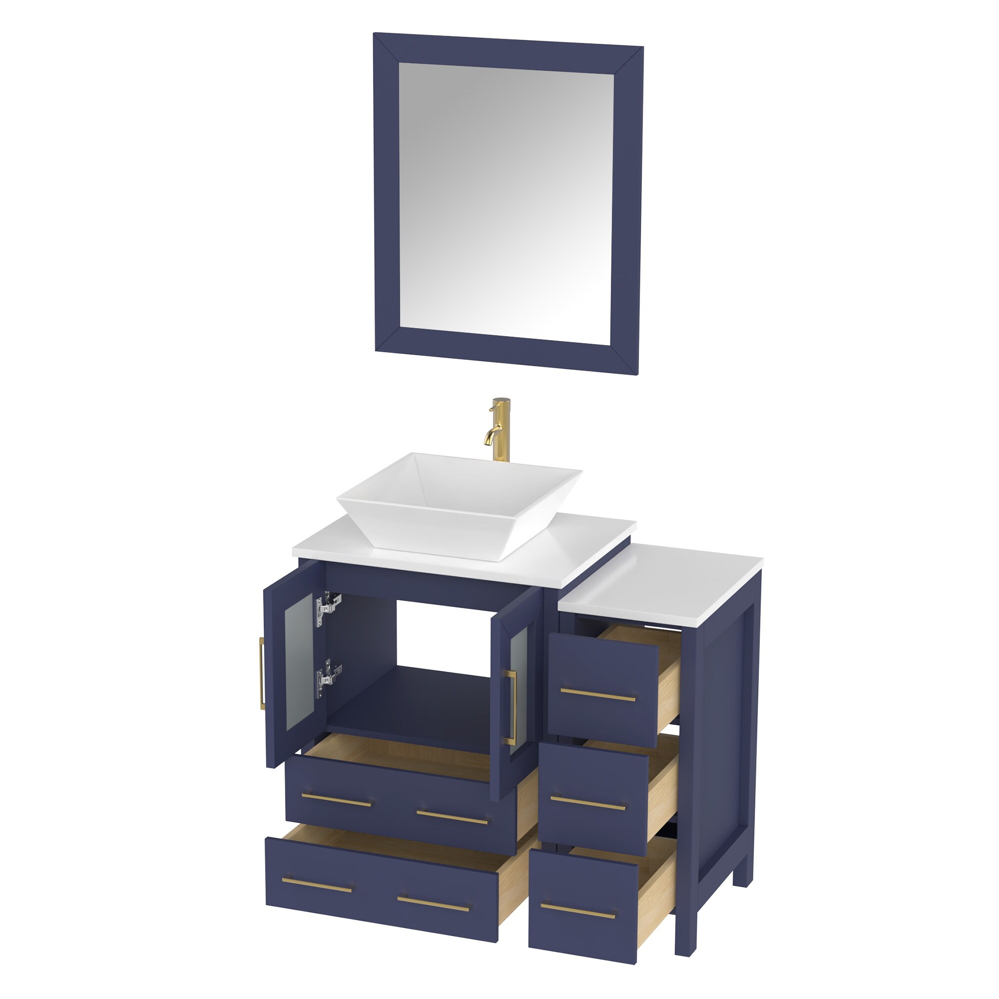 Vanity Art VA3124-36B Bath-Vanity-Combo - View #6