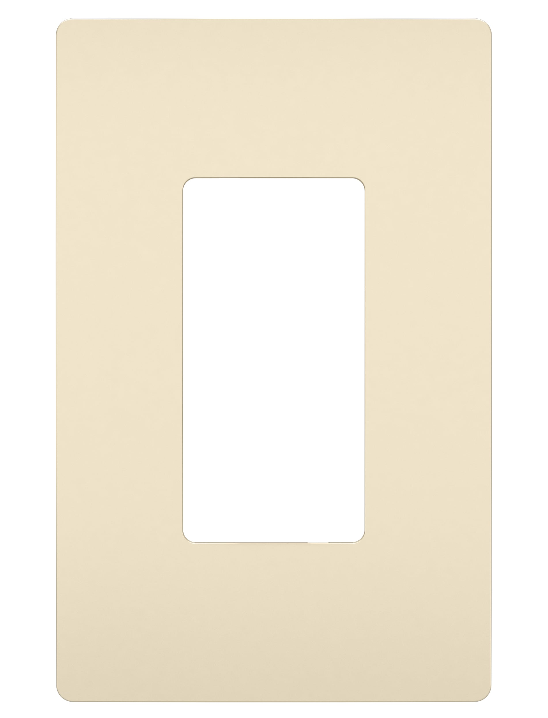 Legrand RWP26LACC6 radiant 1 -Gang Midsize Size Light almond Polycarbonate Indoor Screwless Decorator Wall Plate