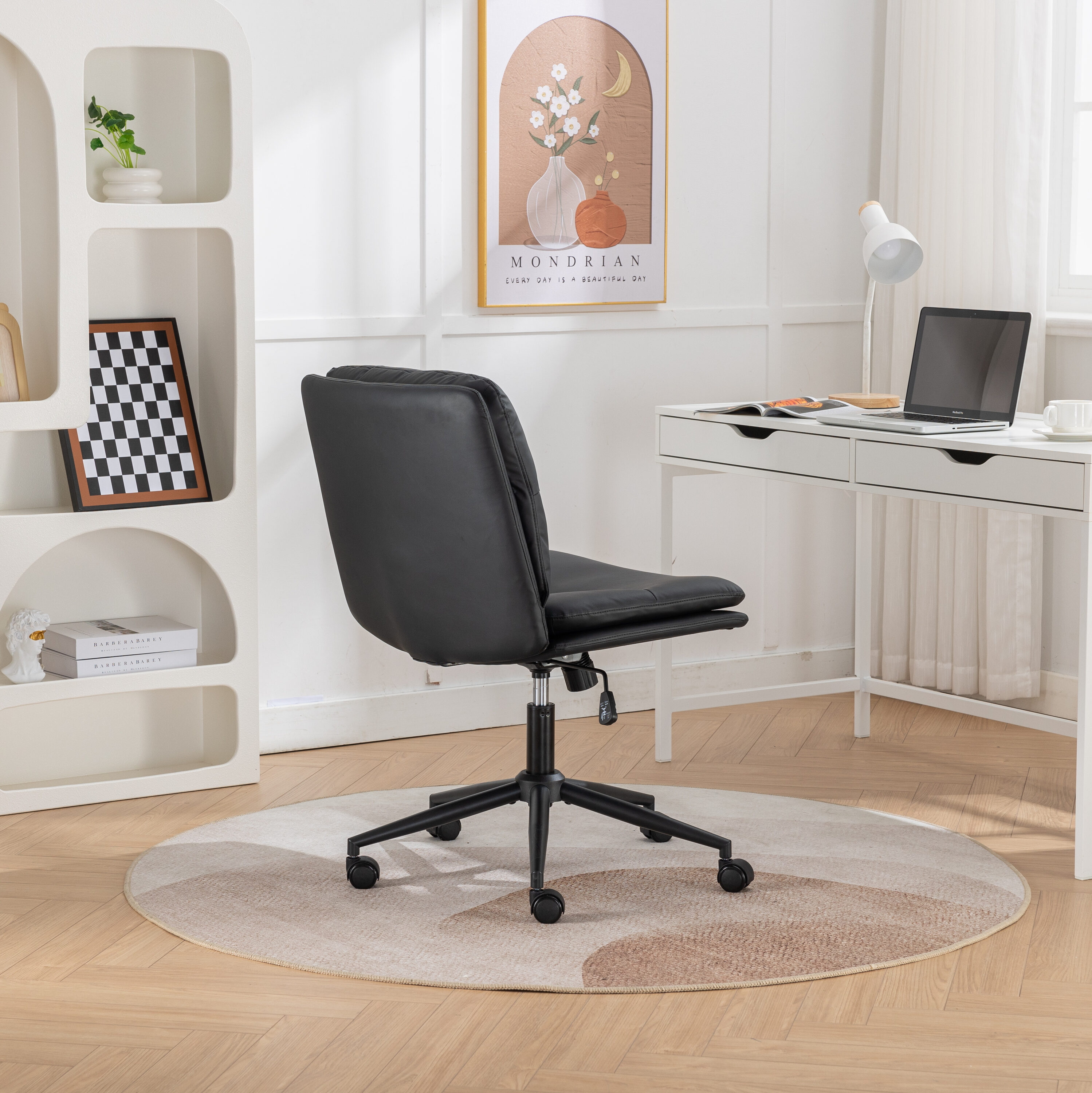 Roundhill Furniture OF1015BK Office-Chairs - View #4