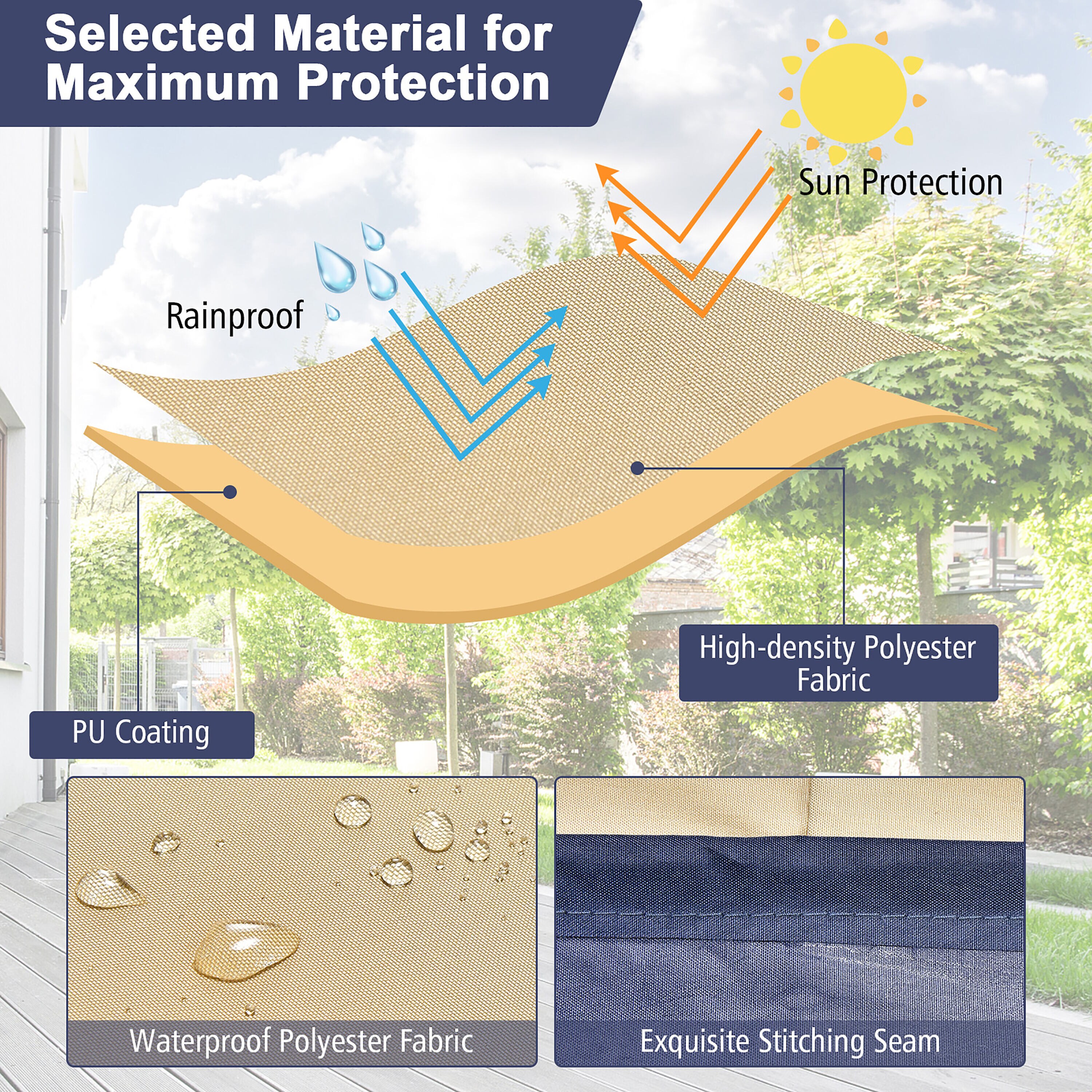 Costway NP10784 Patio-Furniture-Covers - View #6