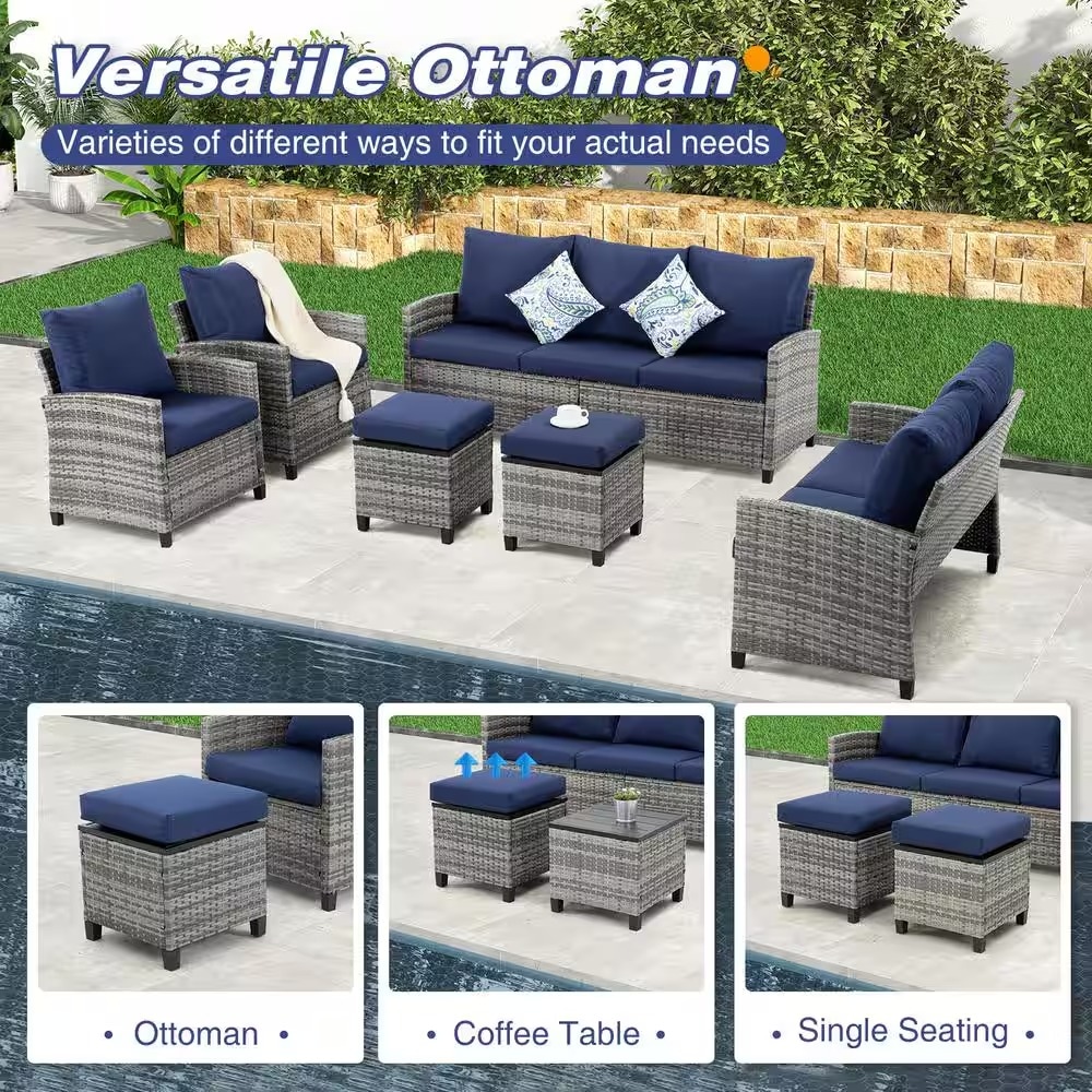 Forclover MONLDS08BR Patio-Conversation-Sets - View #3