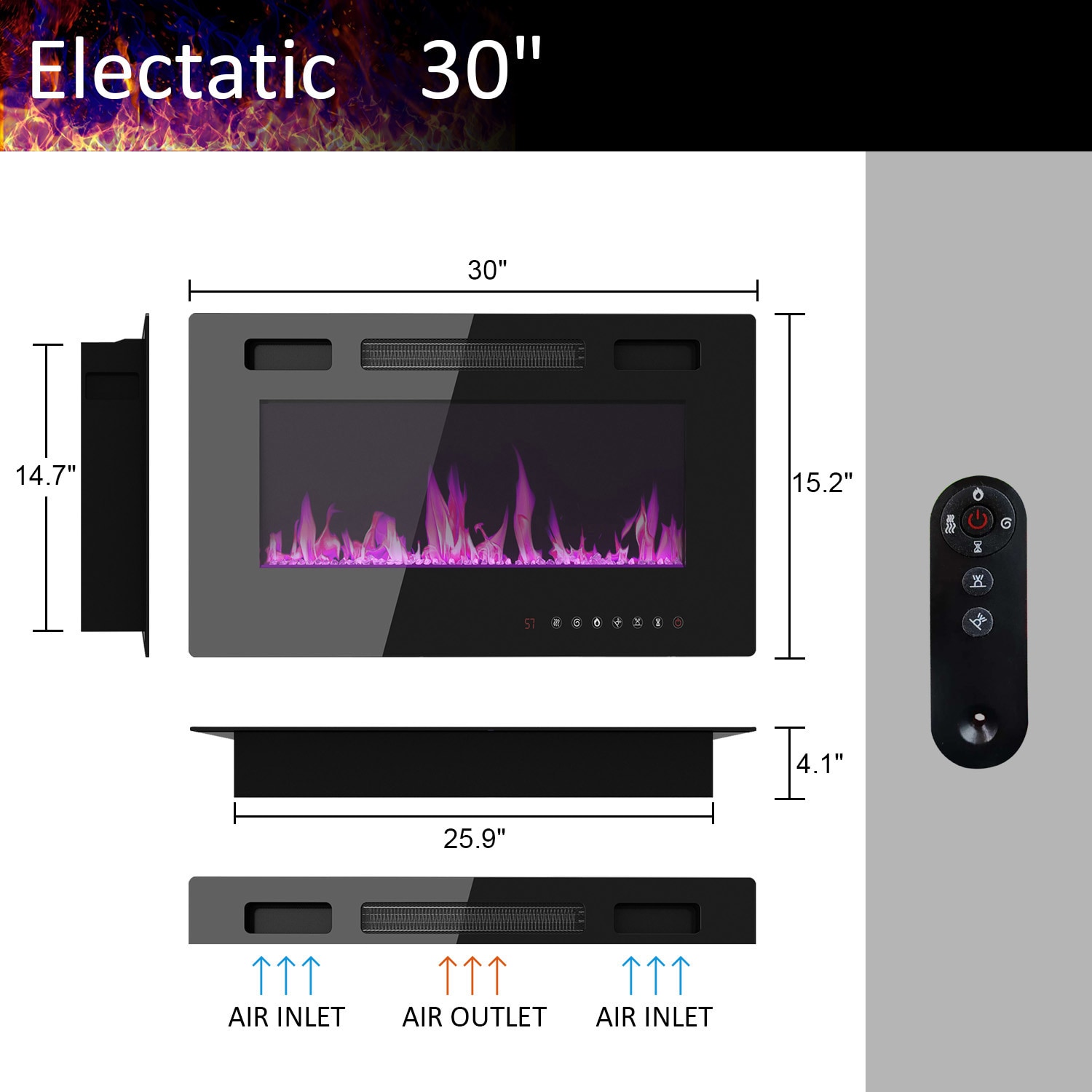 FUFU&GAGA KF020305-01 Electric-Fireplaces - View #11