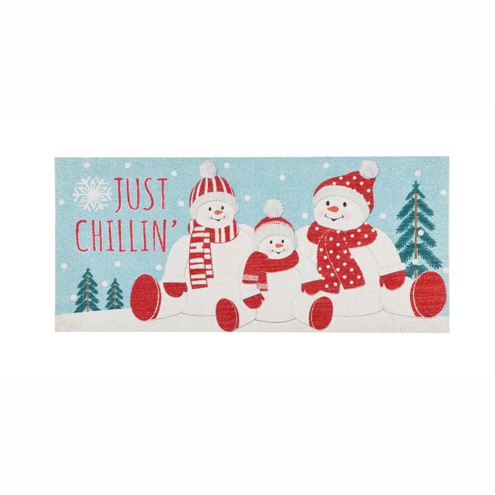 Evergreen 43M1566 2-ft x 3-ft Multi Coir Rectangular Outdoor Decorative Winter Door mat