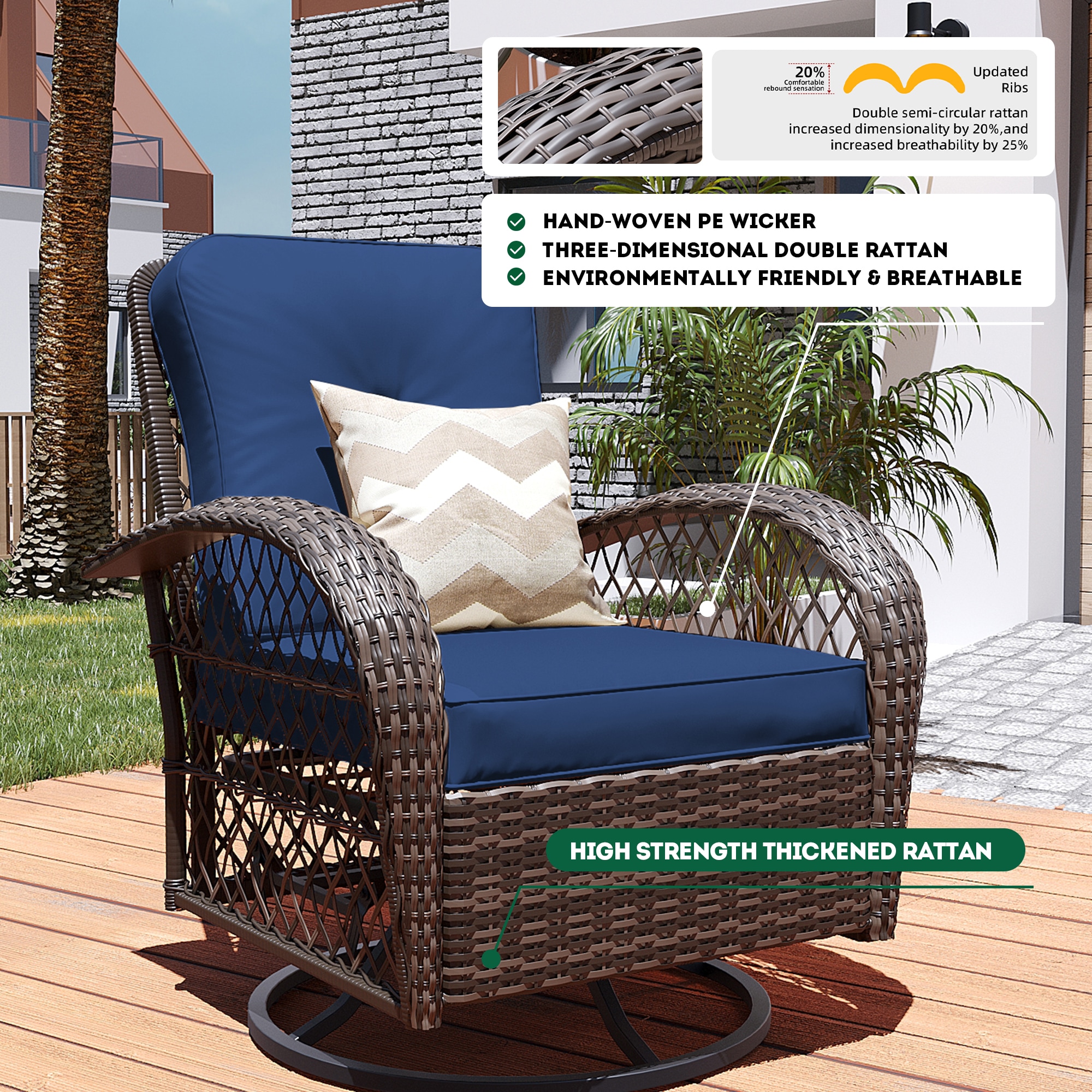 Patio Watcher LS-Z-Y9-B2 Patio-Conversation-Sets - View #5