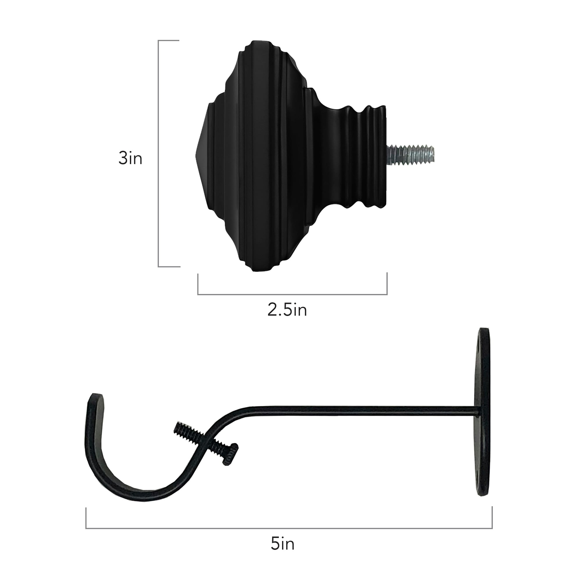Elrene Home Fashions 026865995596 Curtain-Rods - View #3