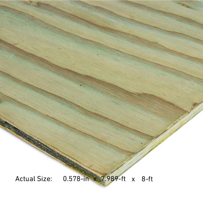 Severe Weather 5 8 in X 4 ft X 8 ft Pressure Treated Douglas Fir Sanded severe-weather-shabanaleons