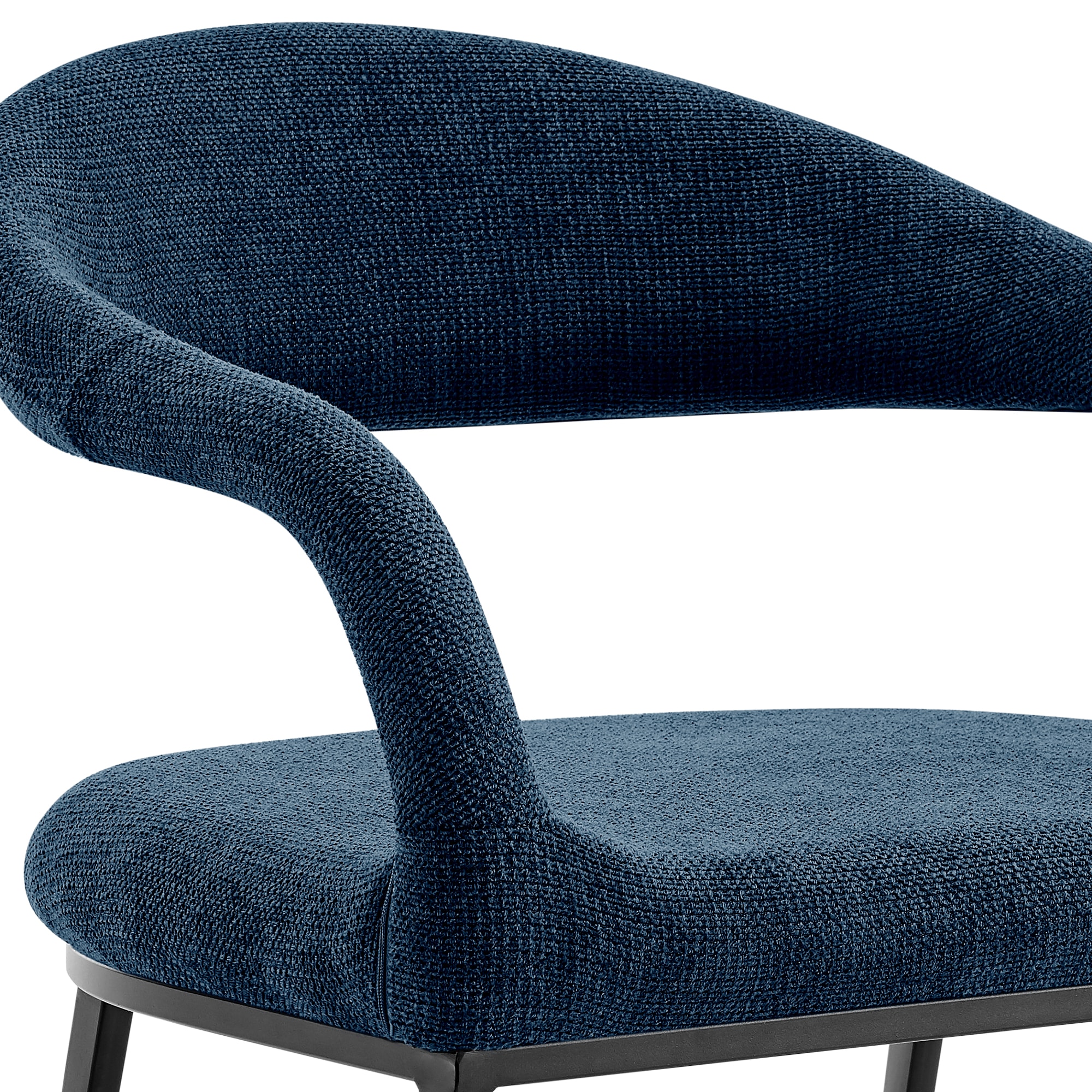 Armen Living LCMOSIBLKBLU Dining-Chairs - View #7