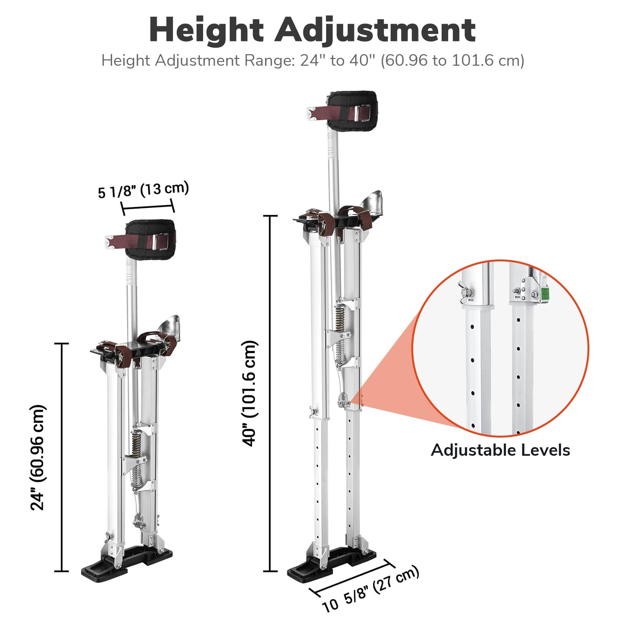 Yescom 08STI002-2440S11-LO Drywall-Stilts - View #3