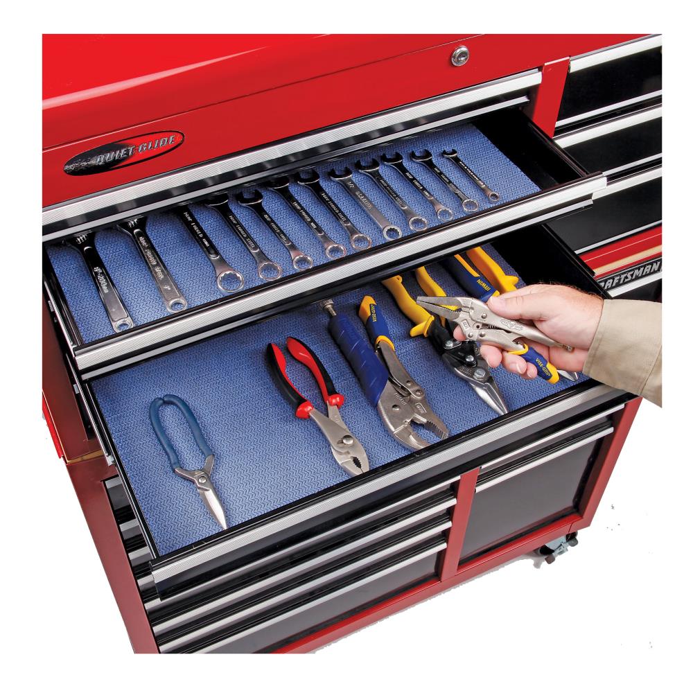 Tool Box Drawer Liner Vinyl Cabinet Chest Tool Storage Protector 24"w x 40 ft 