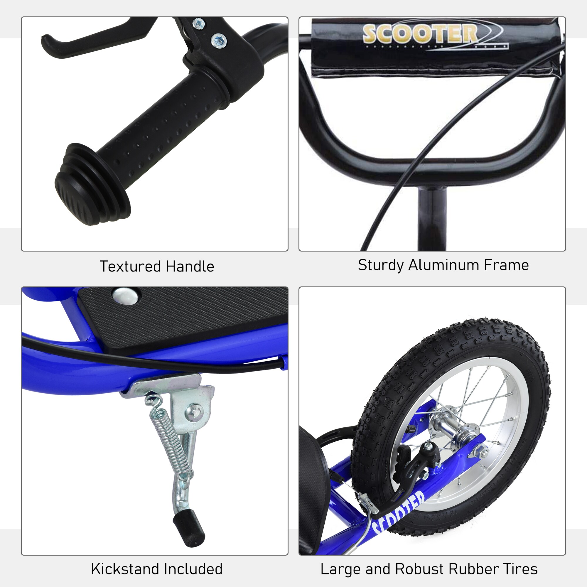 Aosom 371-020BU scooters - View #6